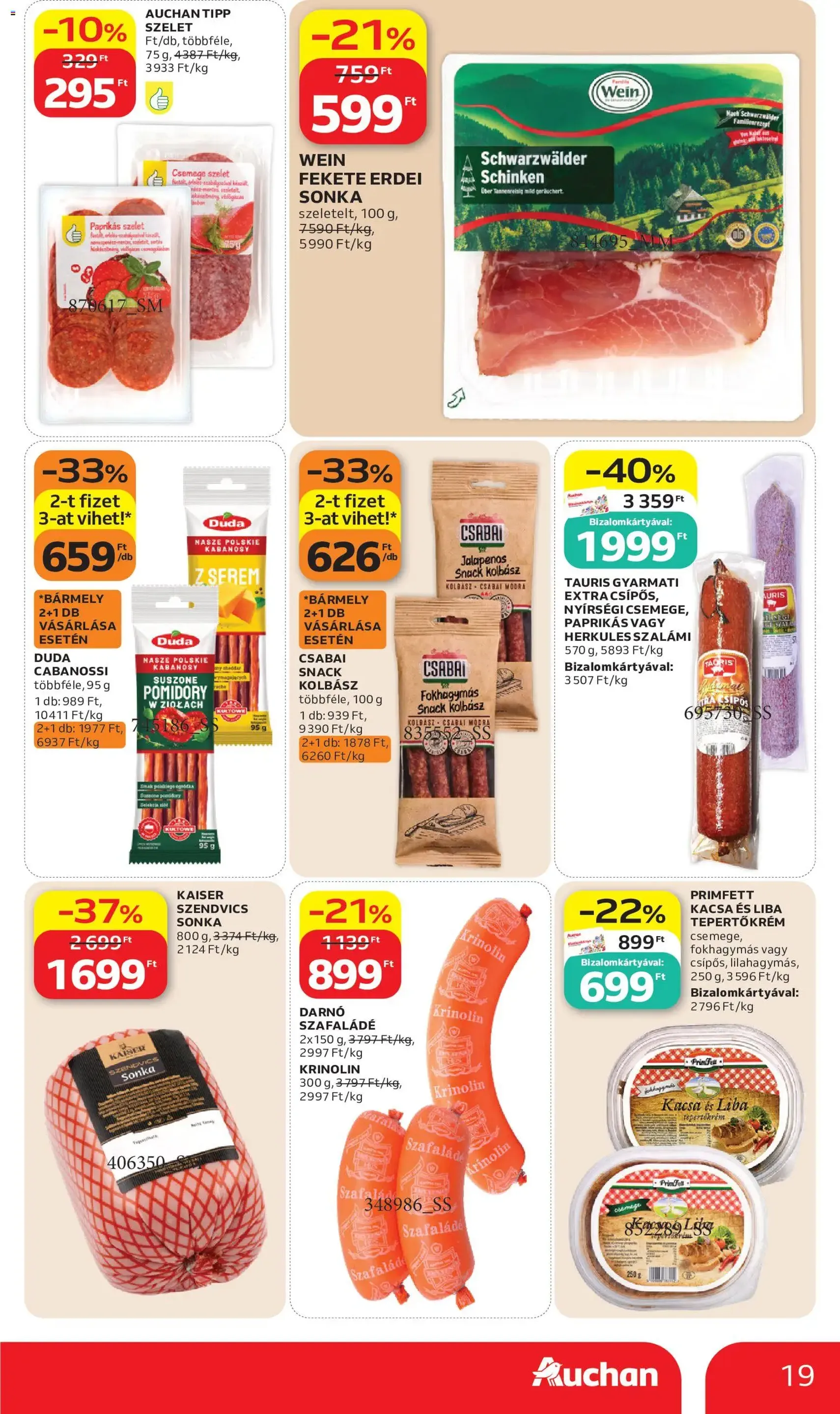Auchan akciós újság - 2026.07.02. érvényes szórólap 19 oldal 56 oldalból