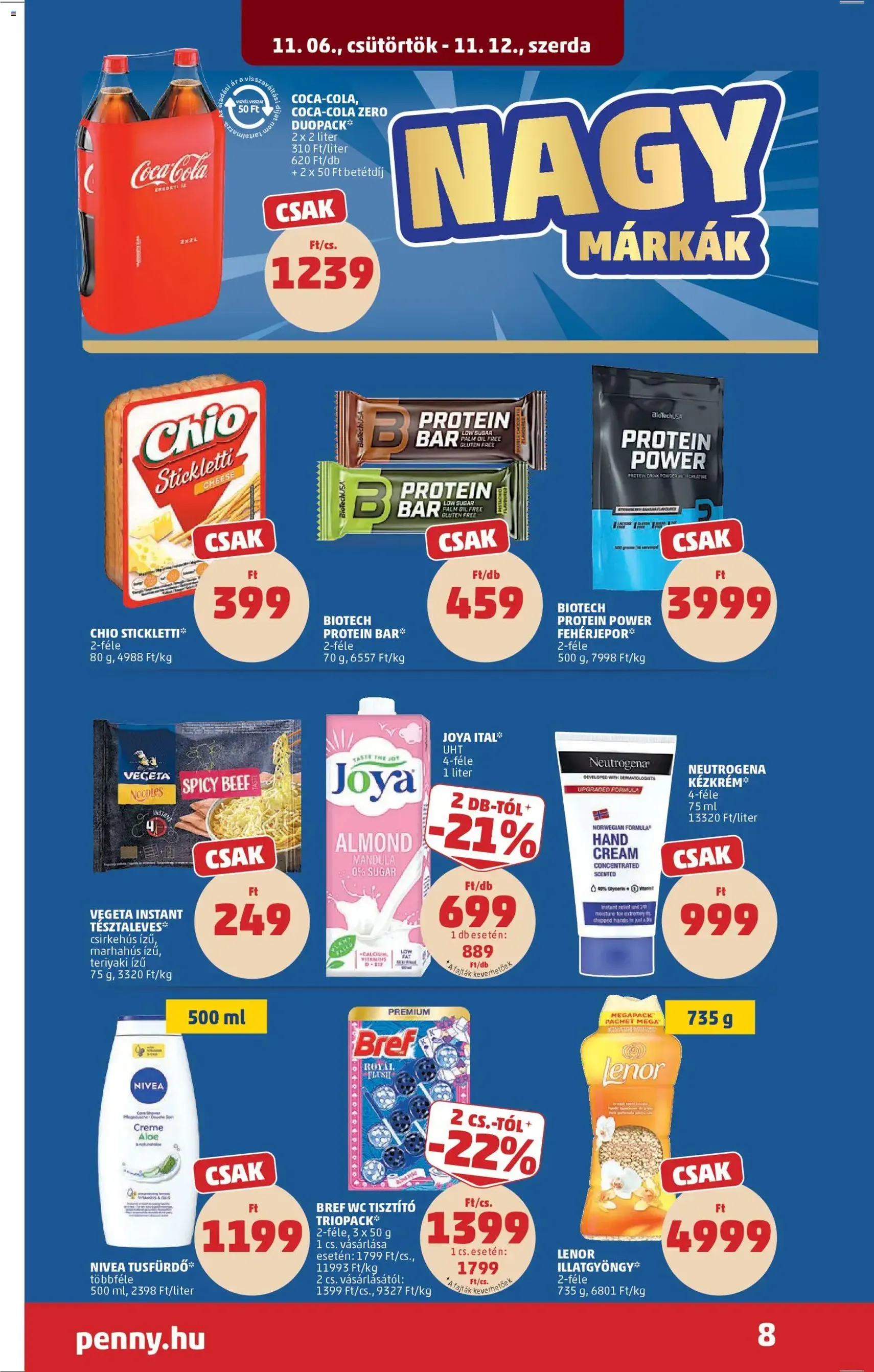 PENNY Akciós újság - 2025.11.06. érvényes szórólap 12 oldal 45 oldalból