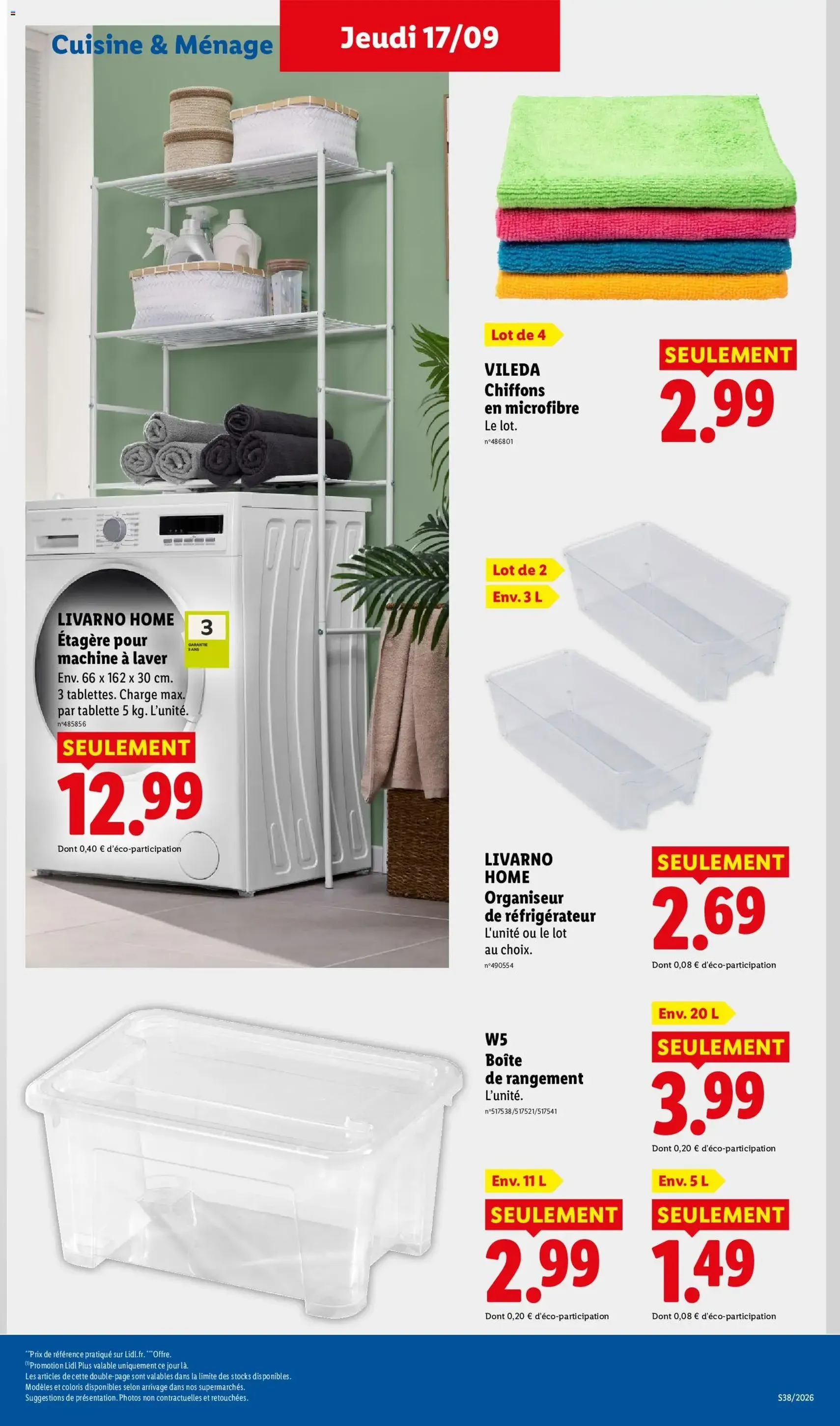 LIDL catalogue - brochure valable à partir du 17/09/2026, page 41 sur 67