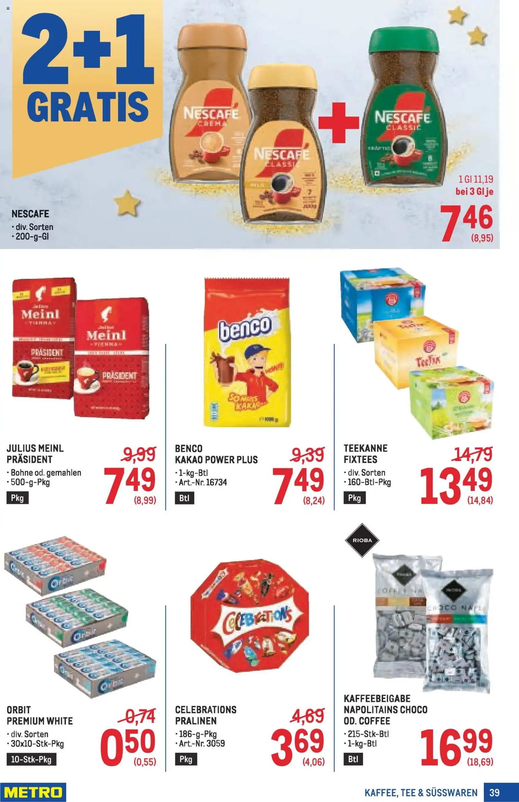 Metro angebote Profi - Gültiger Prospekt ab 11.12.2025, Seite 39 von insgesamt 72