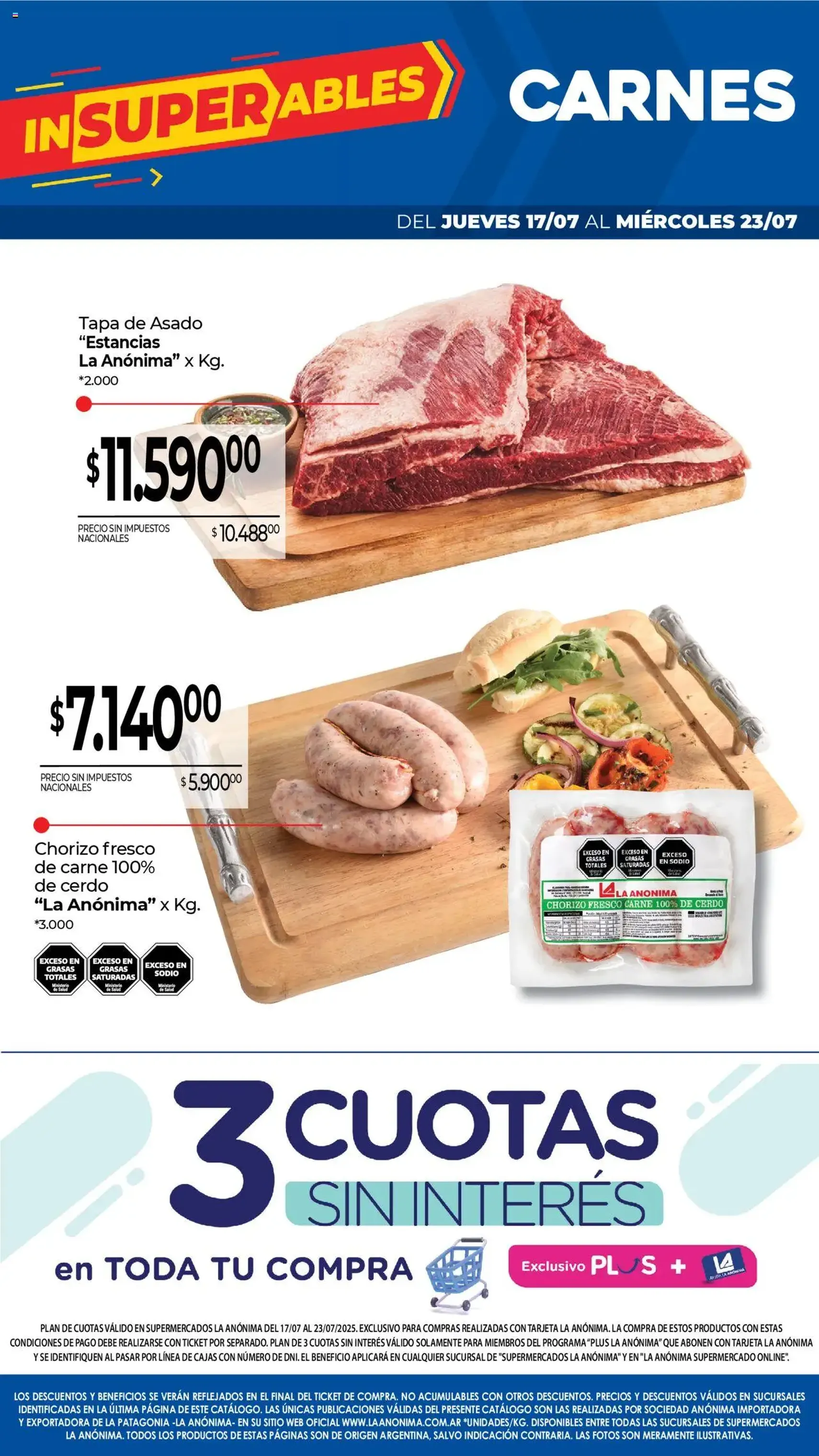 La Anonima catálogo - folleto válido desde 17/07/2025 página 2 de 8