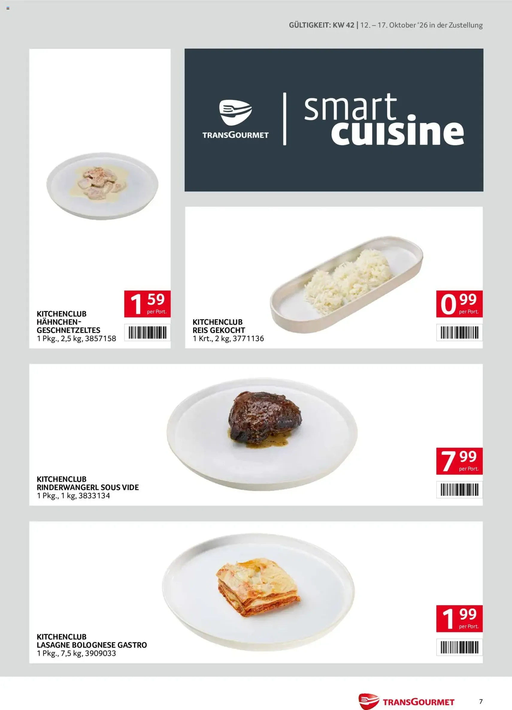 Transgourmet Flugblatt - Gültiger Prospekt ab 11.10.2026, Seite 7 von insgesamt 32
