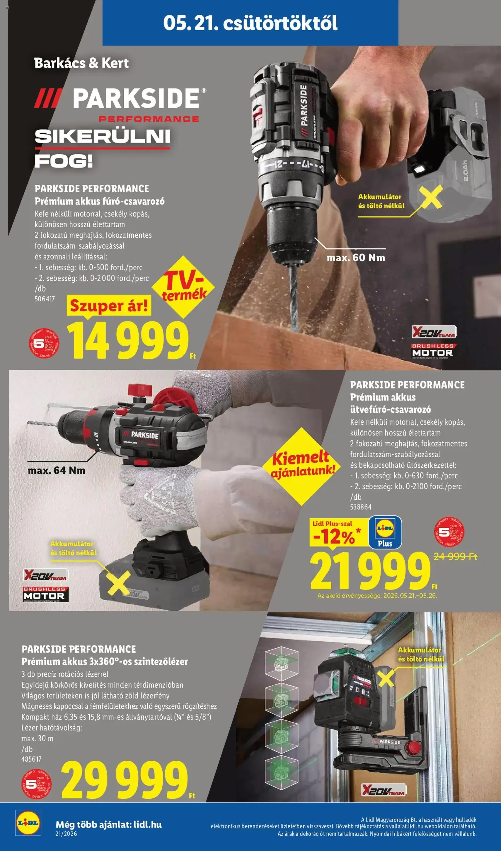 Lidl akciós újság - 2026.05.21. érvényes szórólap 36 oldal 84 oldalból