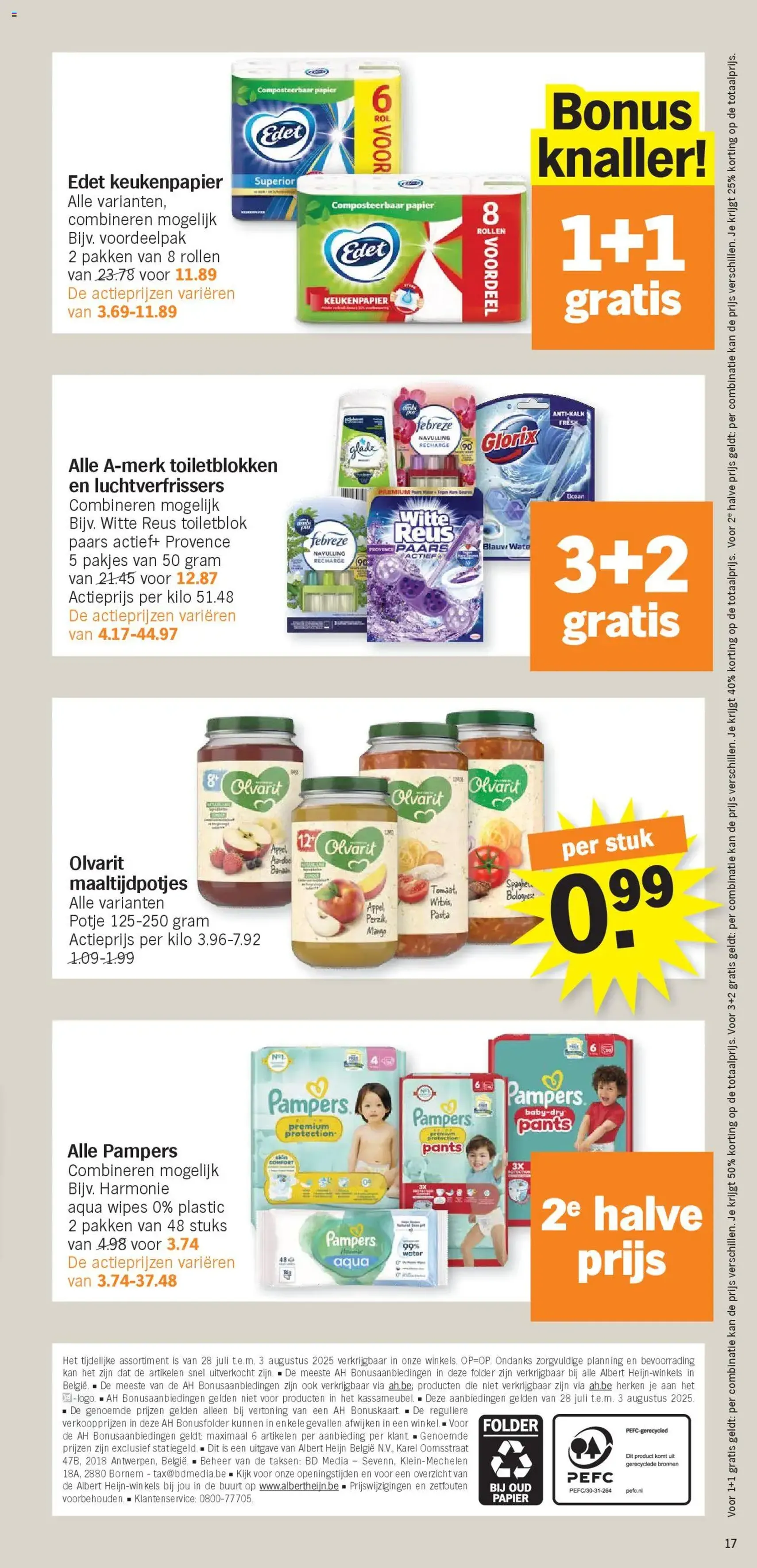 Albert Heijn folder week / de la semaine 31 - geldige folder vanaf 28/07/2025 pagina 17 van 18 Albert Heijn folder week / de la semaine 31 - geldige folder vanaf 28/07/2025 pagina 17 van 18