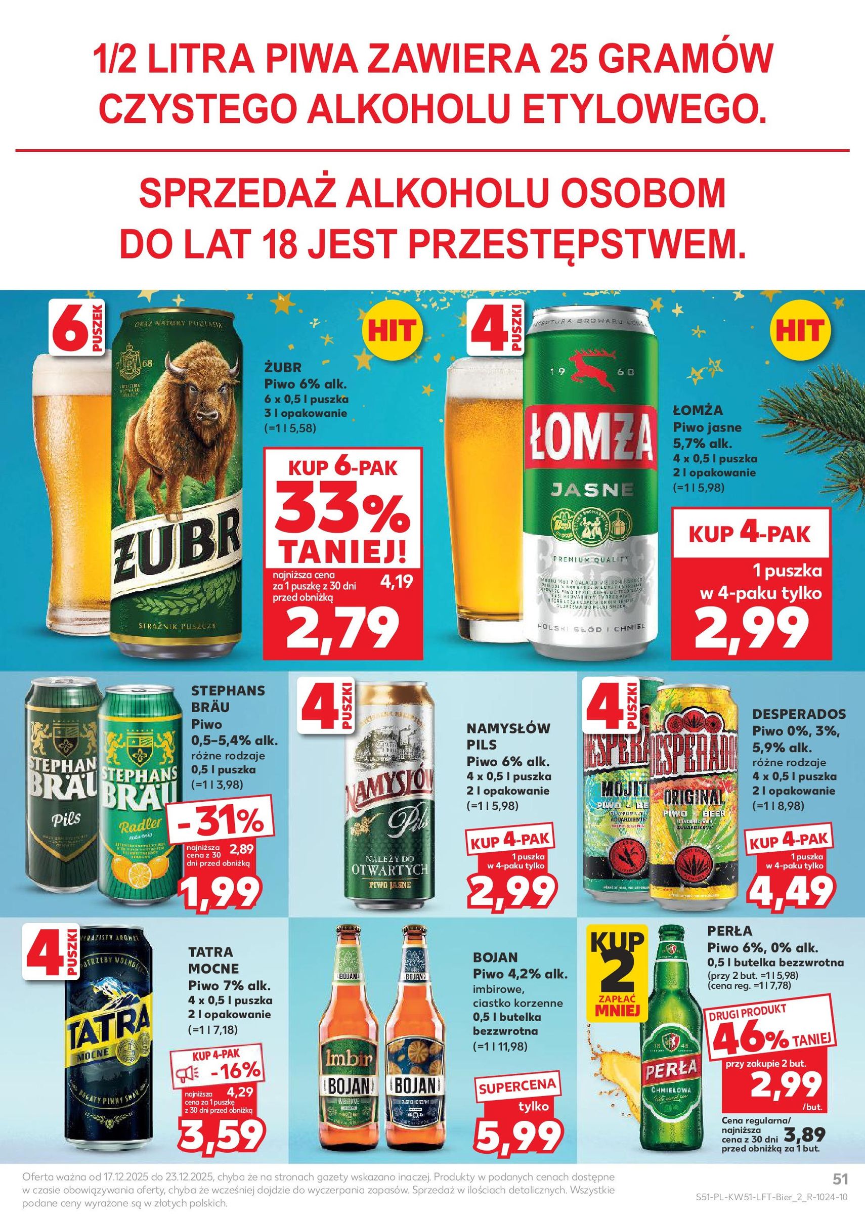 Kaufland gazetka - ważny gazetka od 17.12.2025 strona 51 z 64