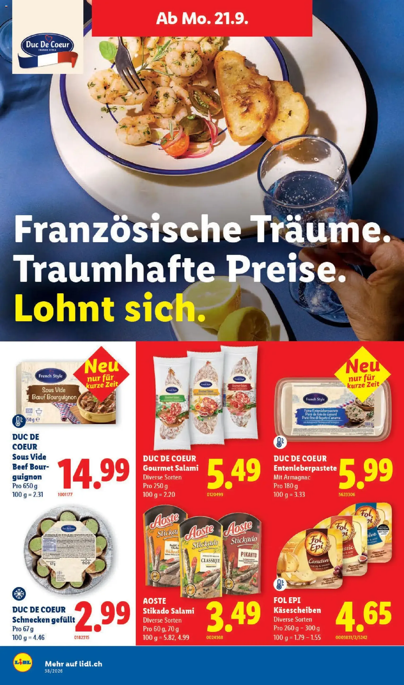 Lidl aktionen - Gültiger Prospekt ab 17.09.2026, Seite 22 von insgesamt 32