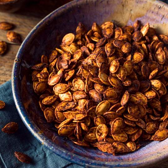 Anteprima ricetta Semi di zucca dolci e piccanti