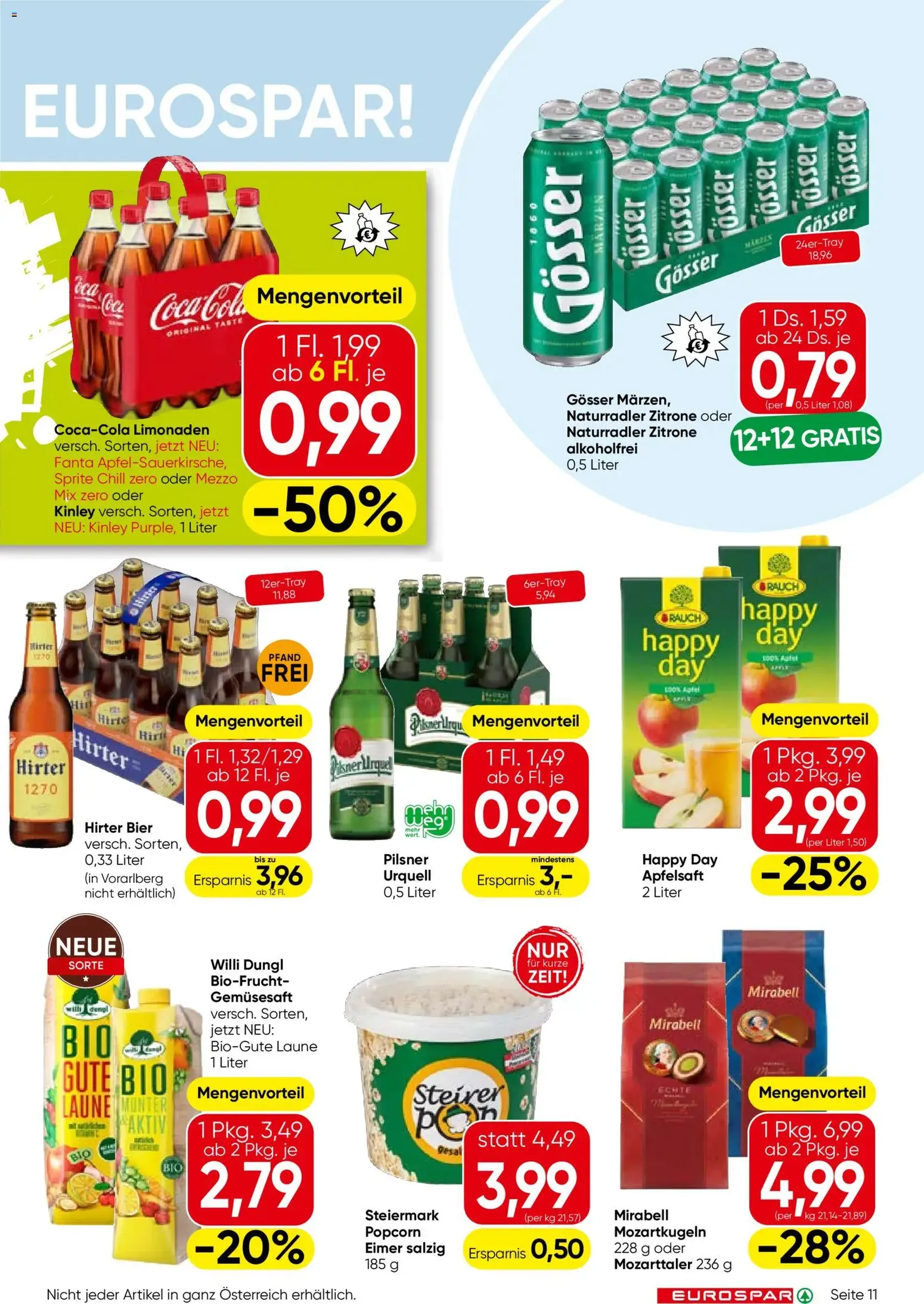 Eurospar Flugblatt - Gültiger Prospekt ab 07.05.2026, Seite 11 von insgesamt 16