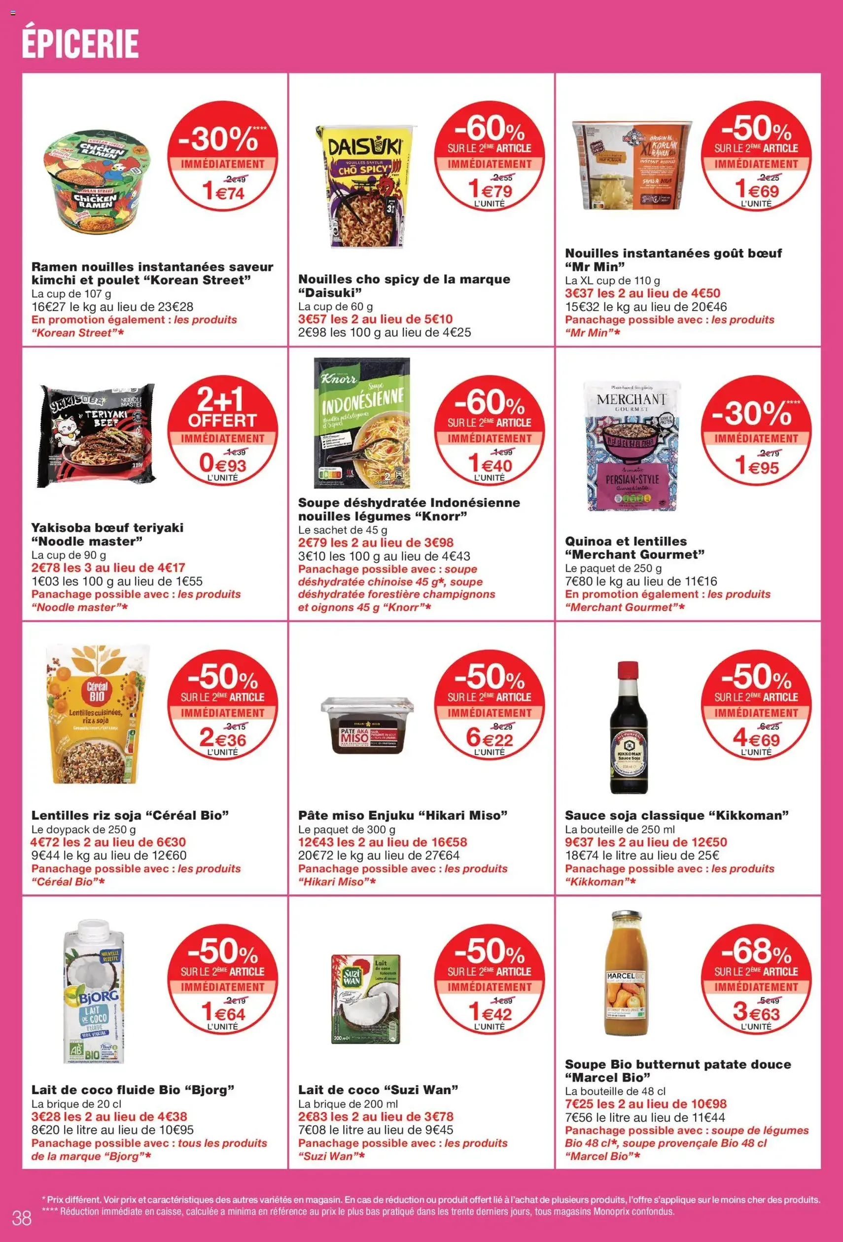 Monoprix catalogue - brochure valable à partir du 22/09/2026, page 38 sur 64
