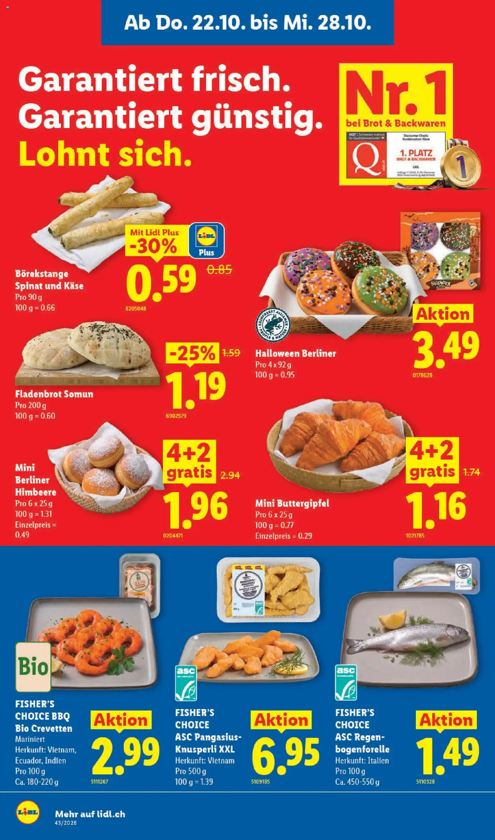 Lidl aktionen - Gültiger Prospekt ab 22.10.2026, Seite 8 von insgesamt 34