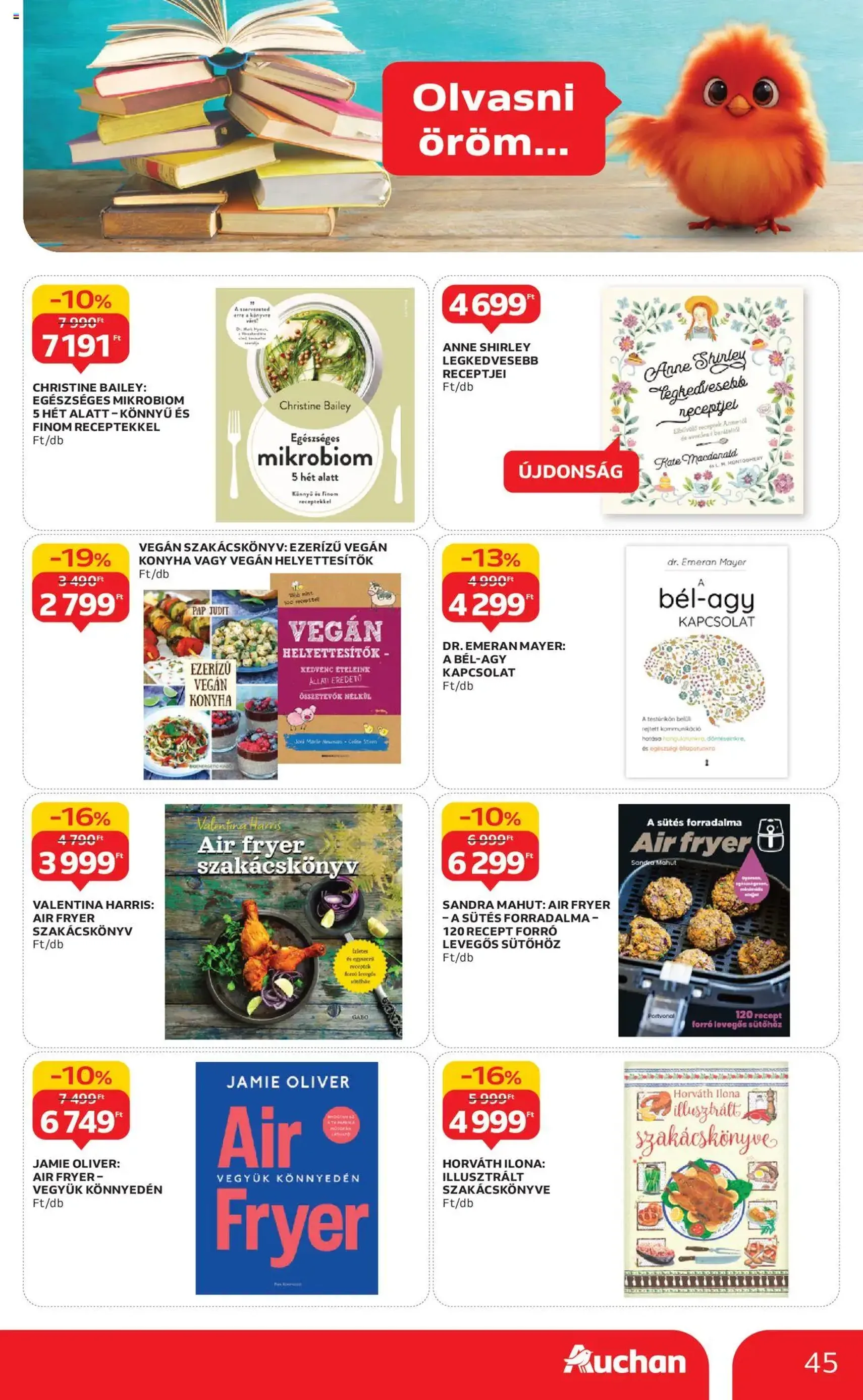 Auchan Akciós újság - 2025.10.24. érvényes szórólap 45 oldal 52 oldalból Auchan Akciós újság - 2025.10.24. érvényes szórólap 45 oldal 52 oldalból