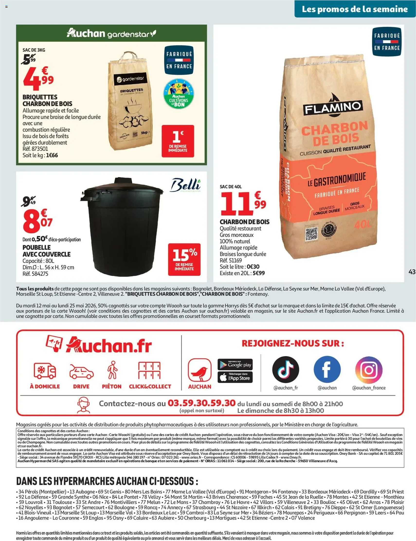 Auchan folder / publicité - geldige folder vanaf 12/05/2026 pagina 43 van 46