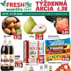 Fresh leták - náhľad letáku platný od 18.09.2025