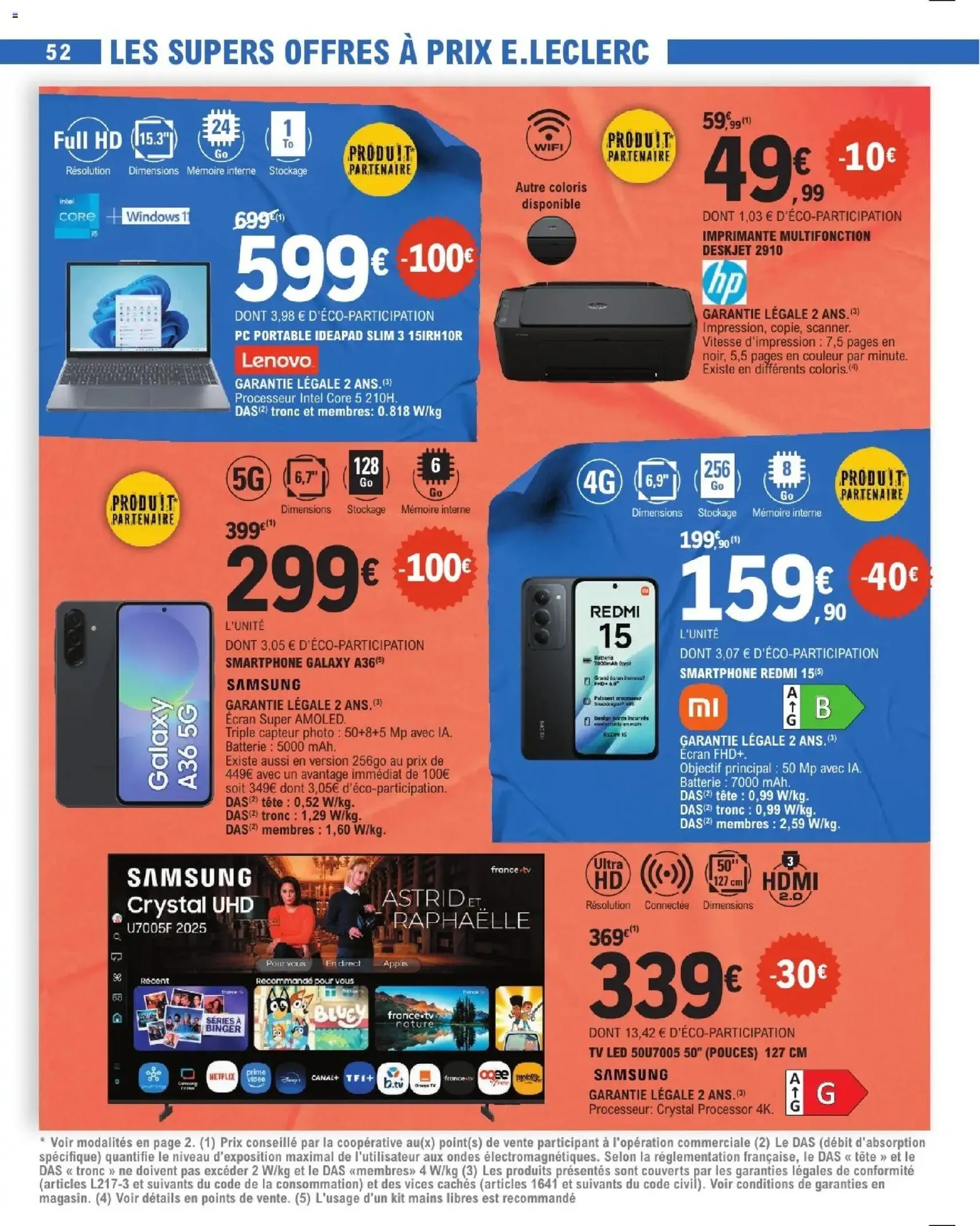 E.Leclerc catalogue semaine 4 - brochure valable à partir du 20/01/2026, page 52 sur 56