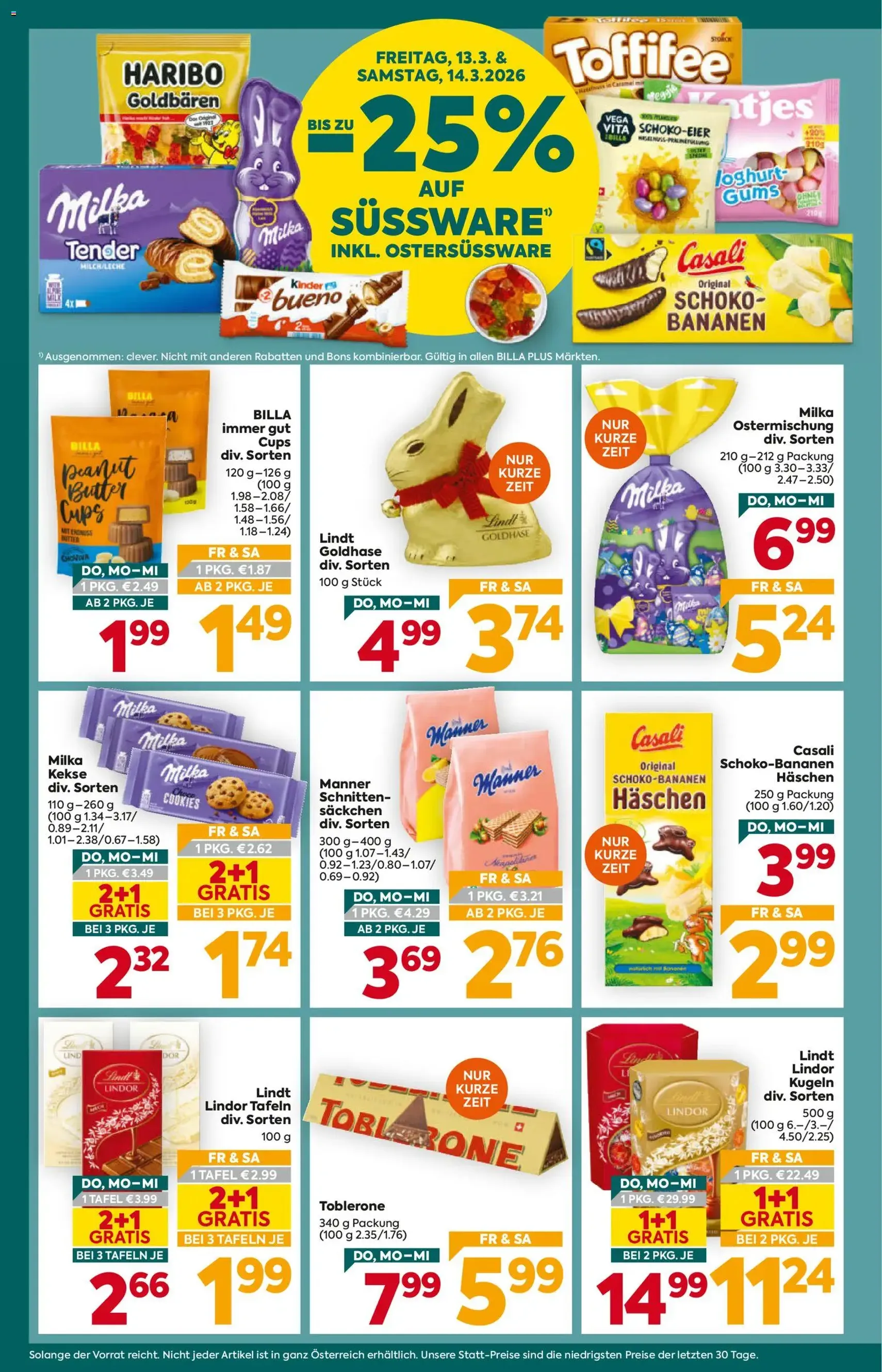 Billa Plus Flugblatt - Gültiger Prospekt ab 12.03.2026, Seite 2 von insgesamt 16
