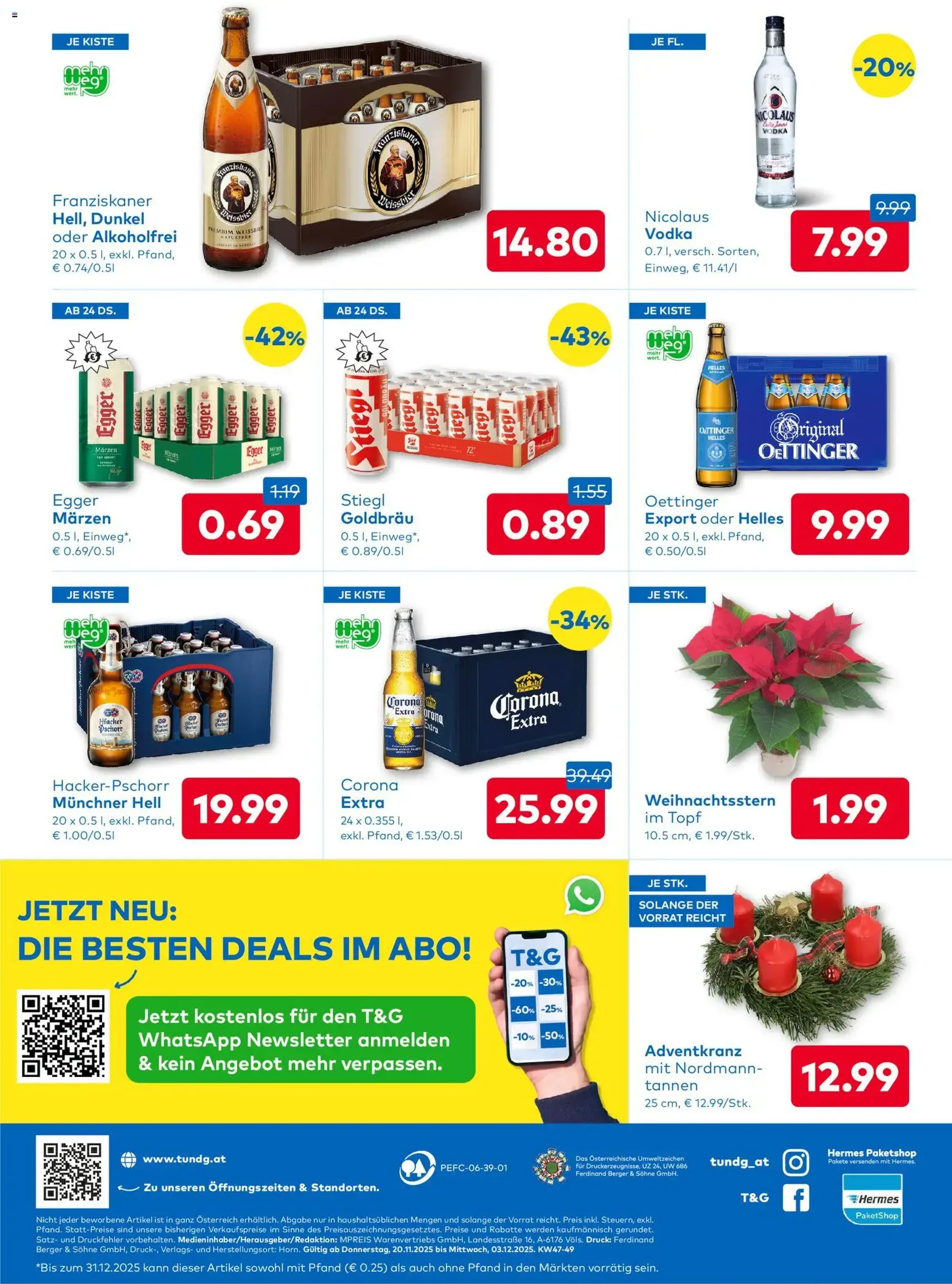 T&G Flugblatt - Gültiger Prospekt ab 20.11.2025, Seite 8 von insgesamt 8