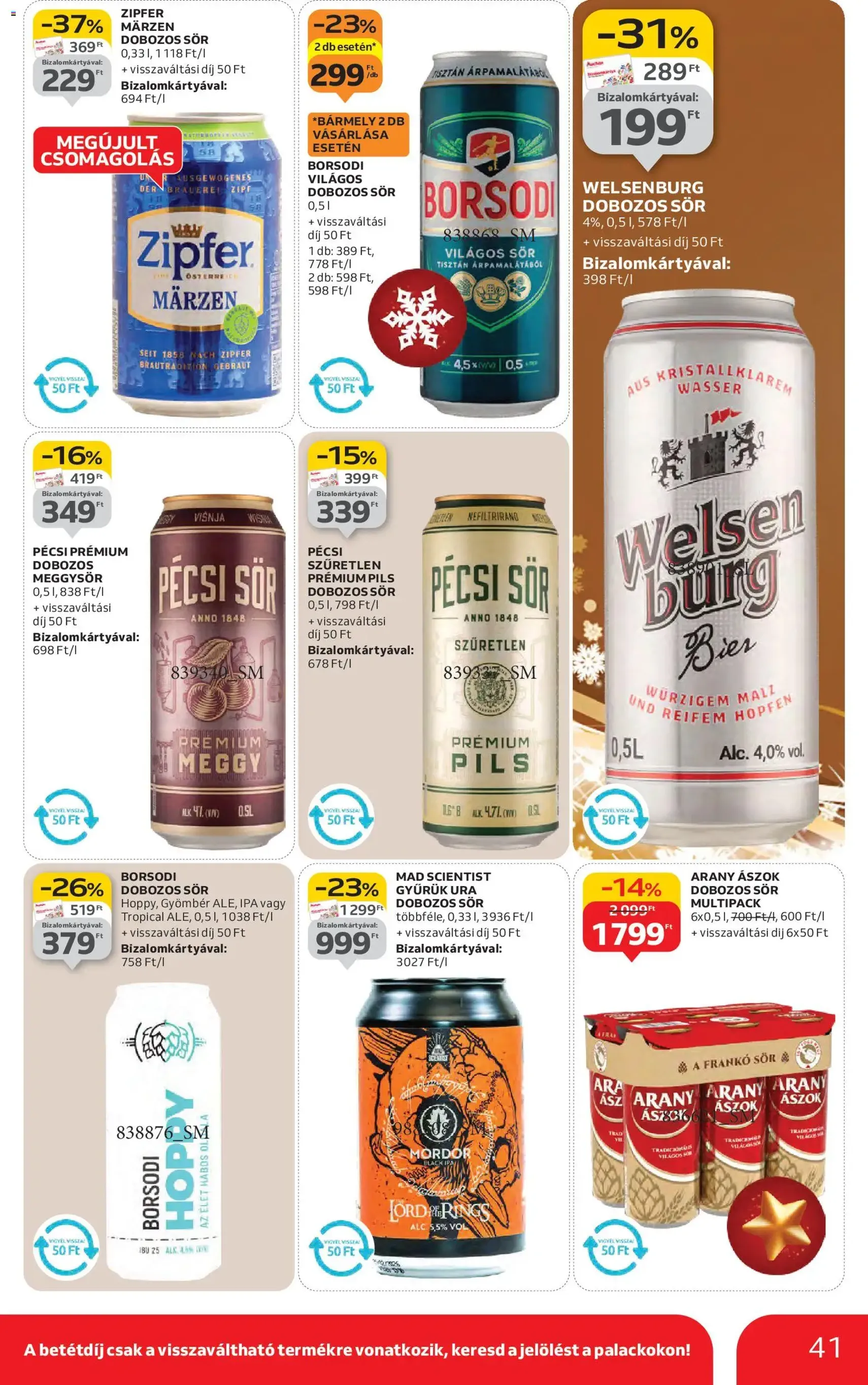 Auchan Akciós újság - 2025.12.11. érvényes szórólap 41 oldal 76 oldalból