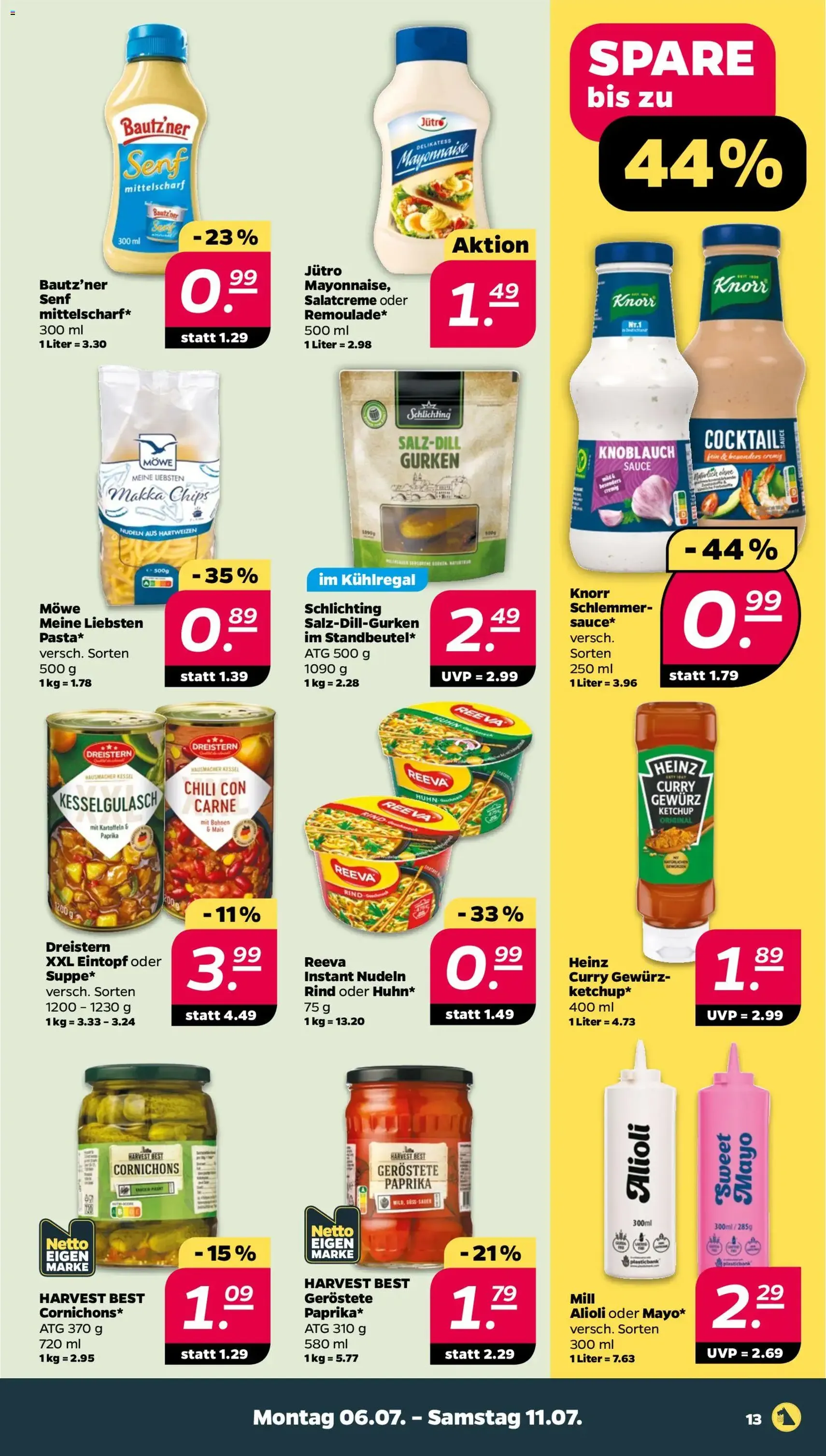 Netto Prospekt - Gültiger Prospekt ab 06.07.2026, Seite 13 von insgesamt 35