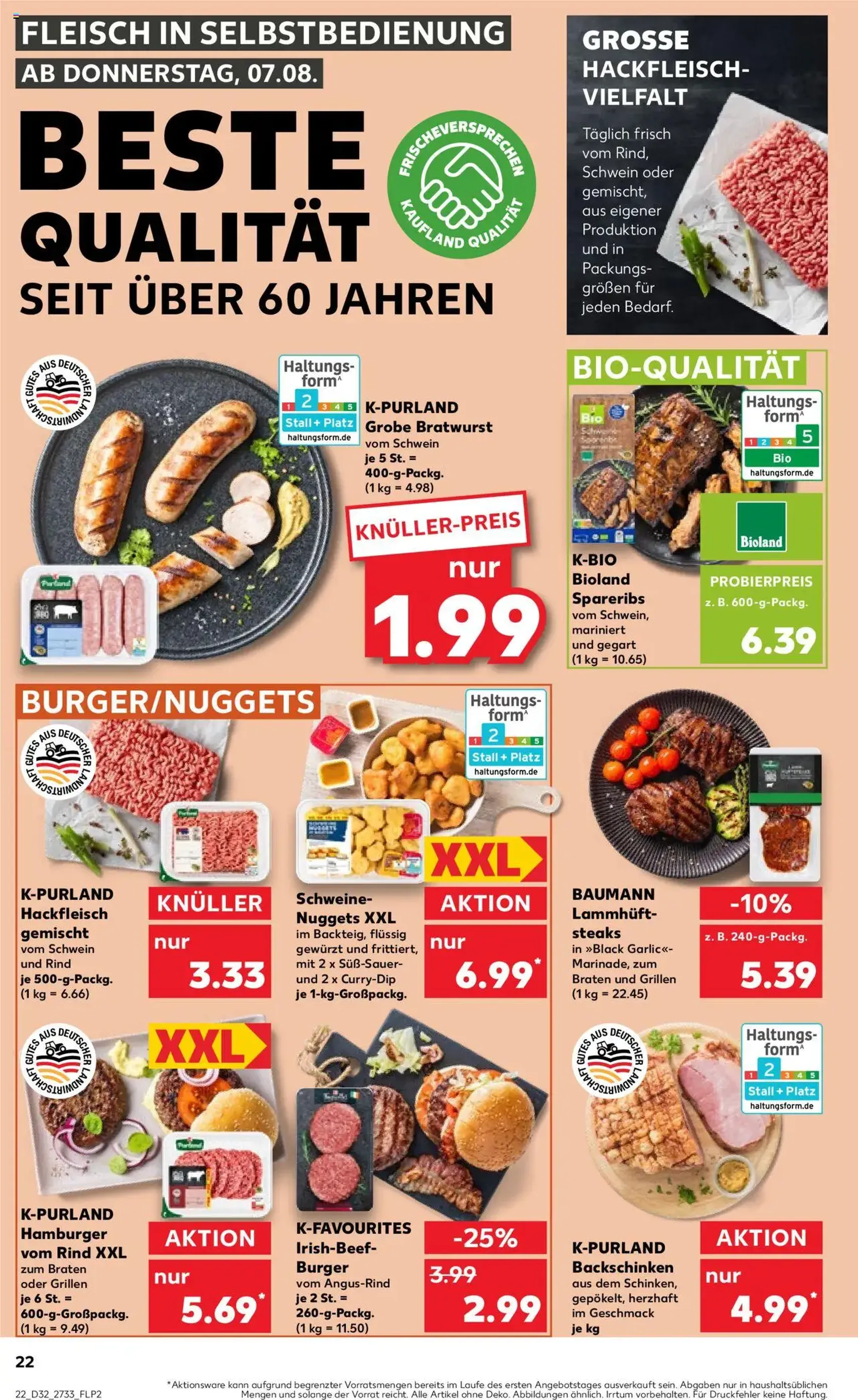 Kaufland Prospekt - Gültiger Prospekt ab 07.08.2025, Seite 22 von insgesamt 60 Kaufland Prospekt - Gültiger Prospekt ab 07.08.2025, Seite 22 von insgesamt 60