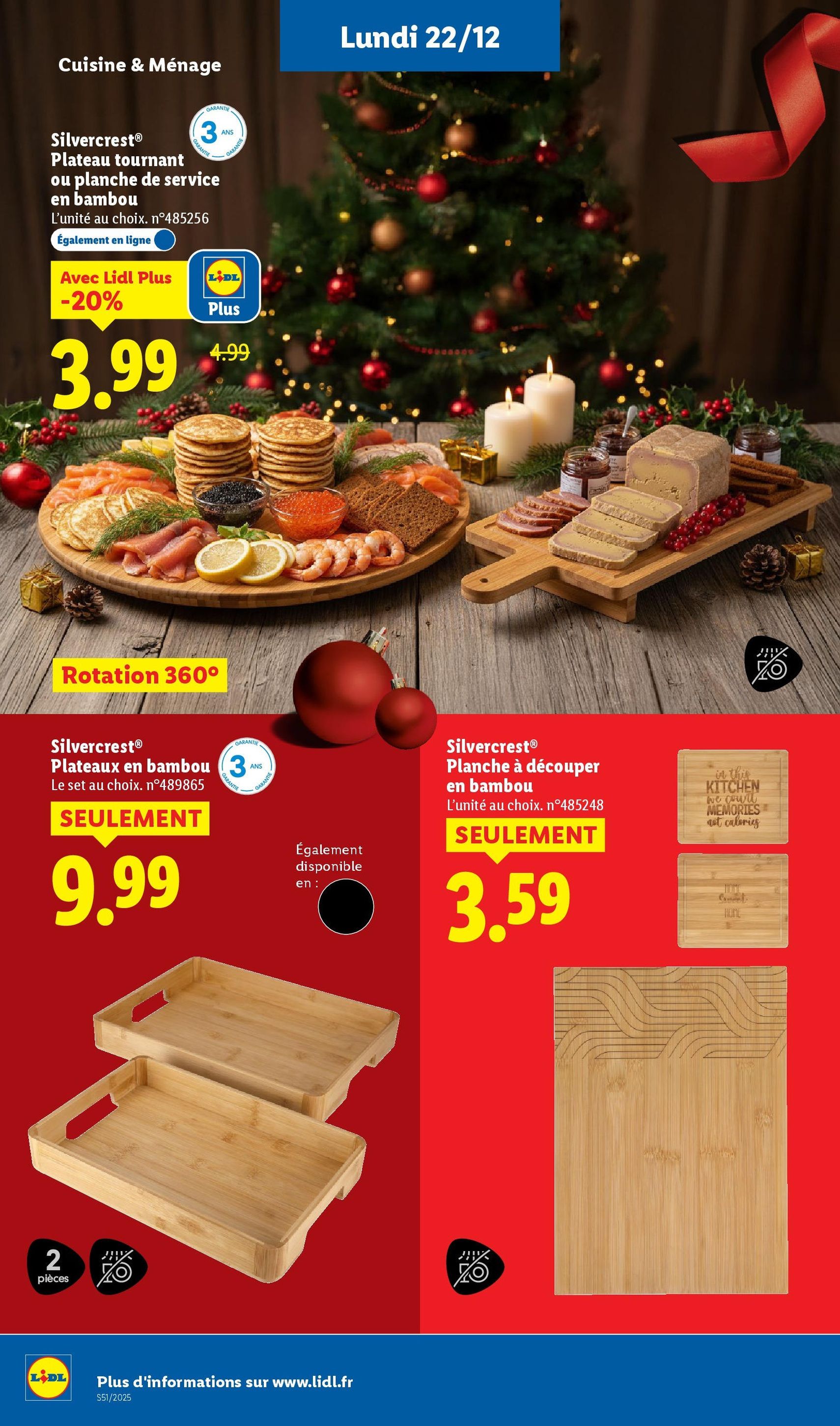 LIDL catalogue semaine 51 - brochure valable à partir du 18/12/2025, page 64 sur 87