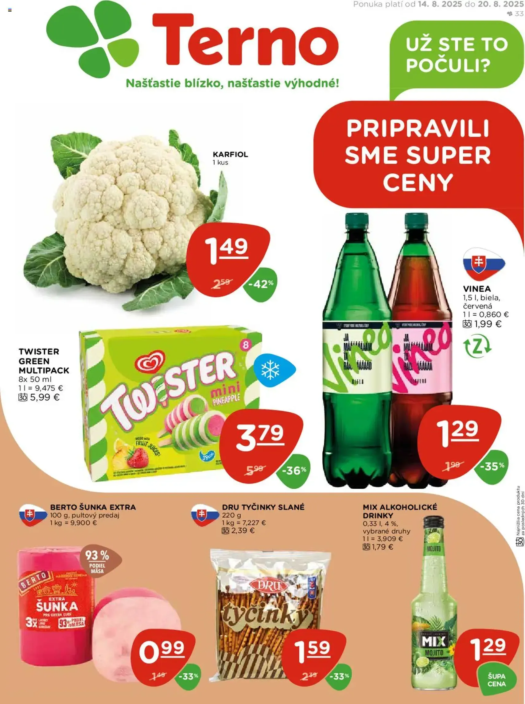 Terno leták - platný leták od 14.08.2025 strana 1 z 22