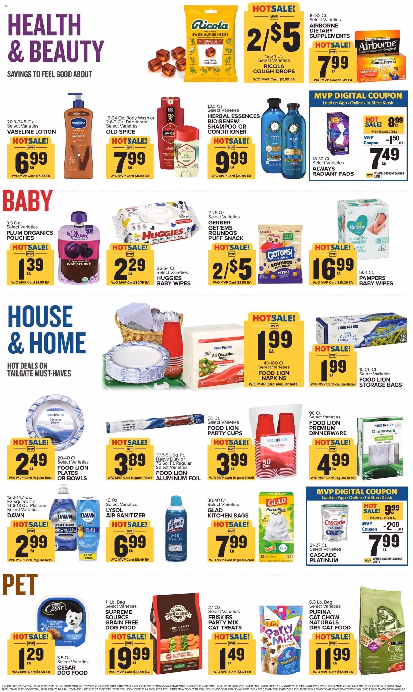 Food Lion Weekly Ad - valid flyer from 01/21/2026, page 12 of 17