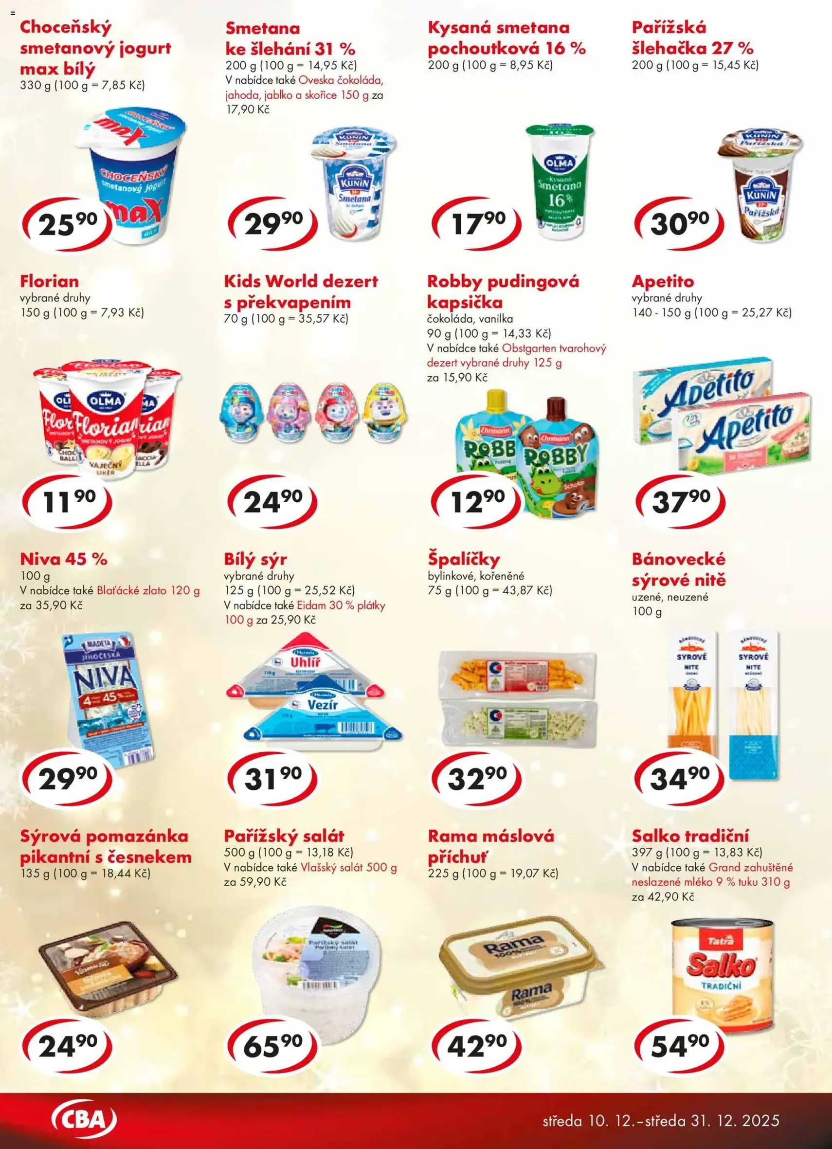 CBA leták - platný leták od 10.12.2025 strana 2 z 6