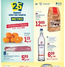 Metro maloobchod - náhľad letáku platný od 05.11.2025