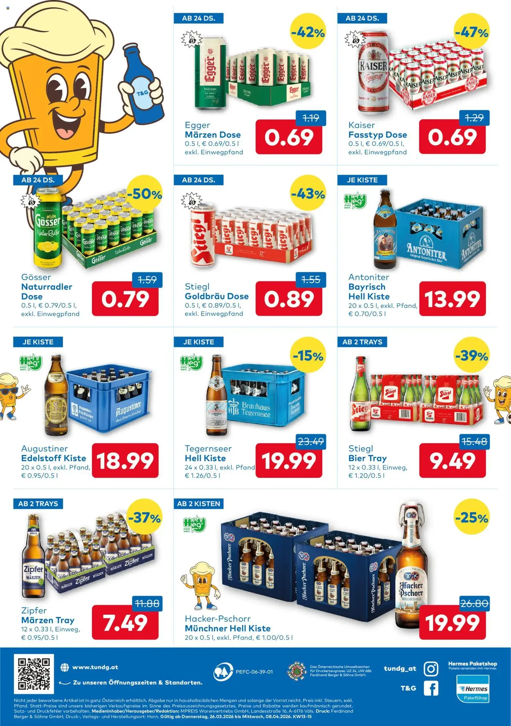 T&G Flugblatt - Gültiger Prospekt ab 26.03.2026, Seite 8 von insgesamt 10