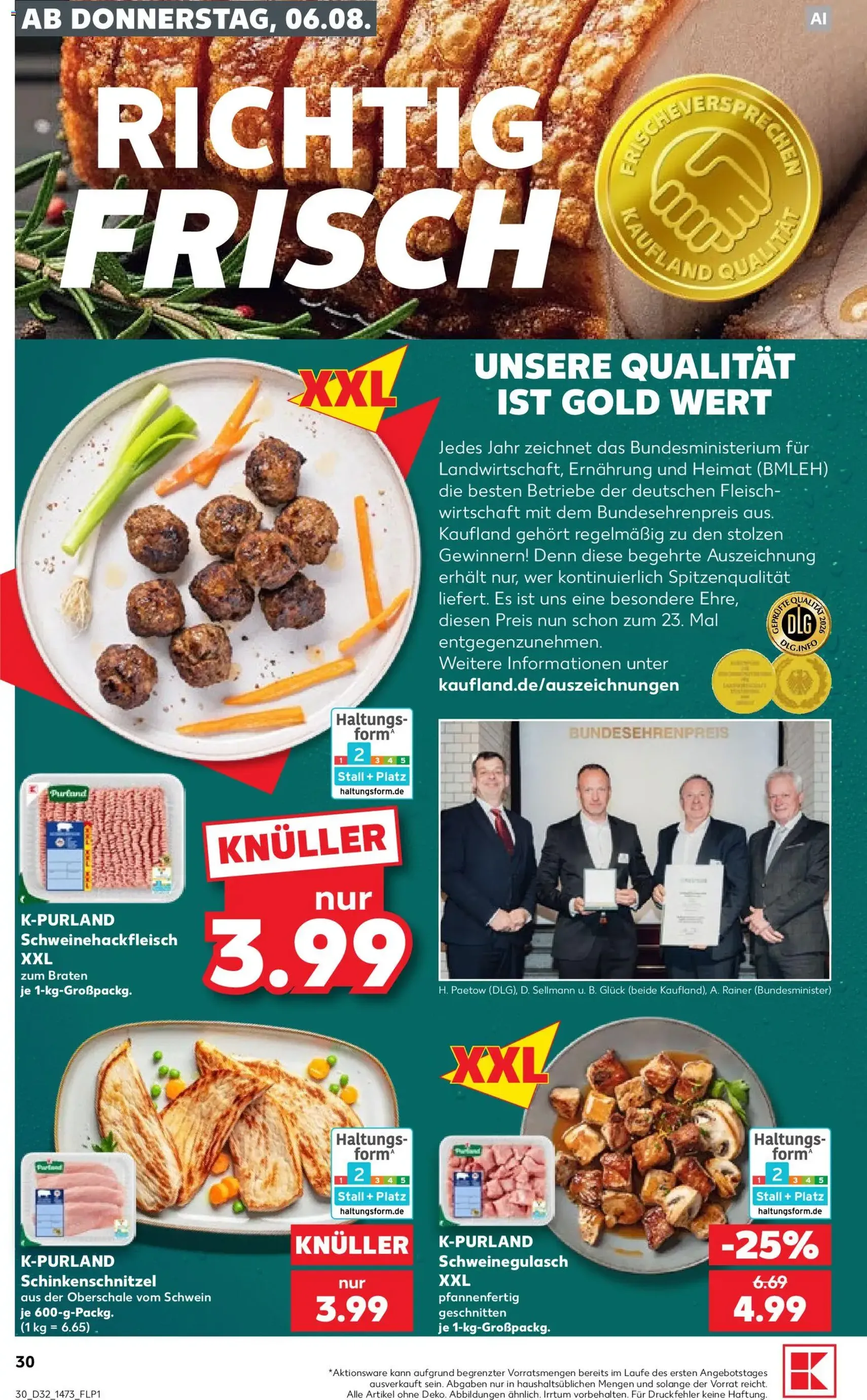Kaufland Prospekt - Gültiger Prospekt ab 06.08.2026, Seite 30 von insgesamt 58