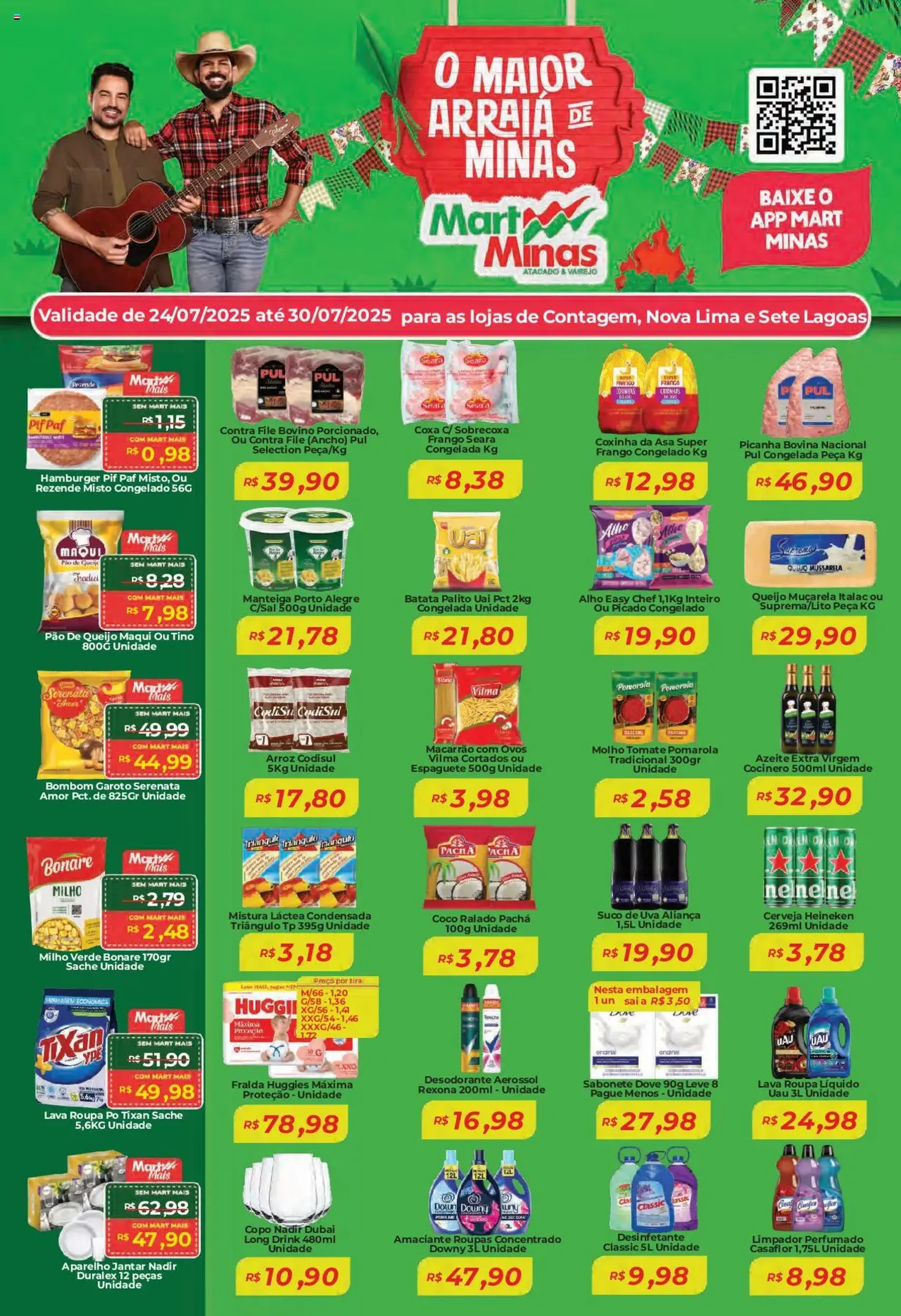Mart Minas - Ofertas da semana - folheto válido a partir de 24/07/2025 página 1 de 8 Mart Minas - Ofertas da semana - folheto válido a partir de 24/07/2025 página 1 de 8