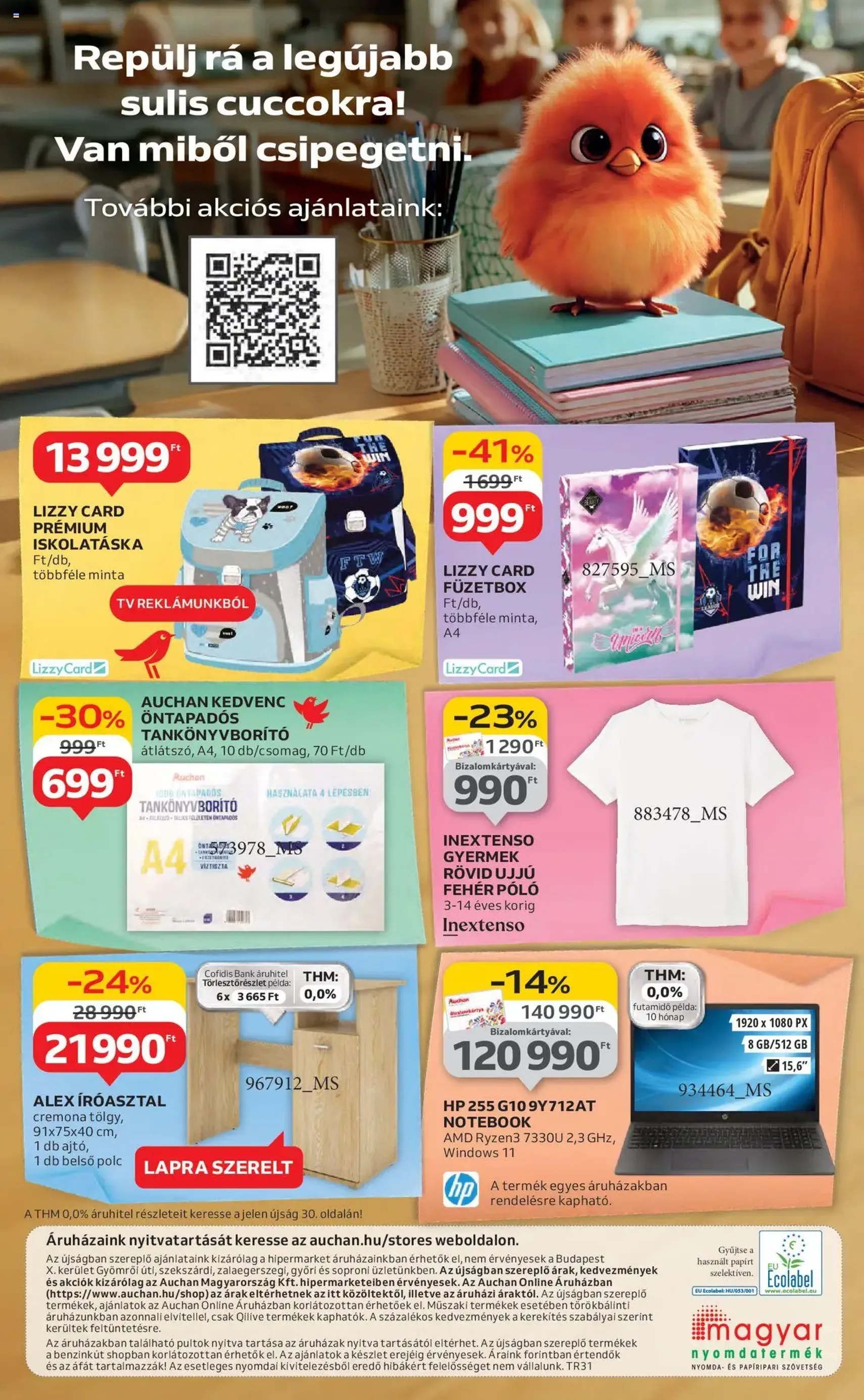 Auchan Akciós újság - 2025.07.31. érvényes szórólap 42 oldal 42 oldalból Auchan Akciós újság - 2025.07.31. érvényes szórólap 42 oldal 42 oldalból