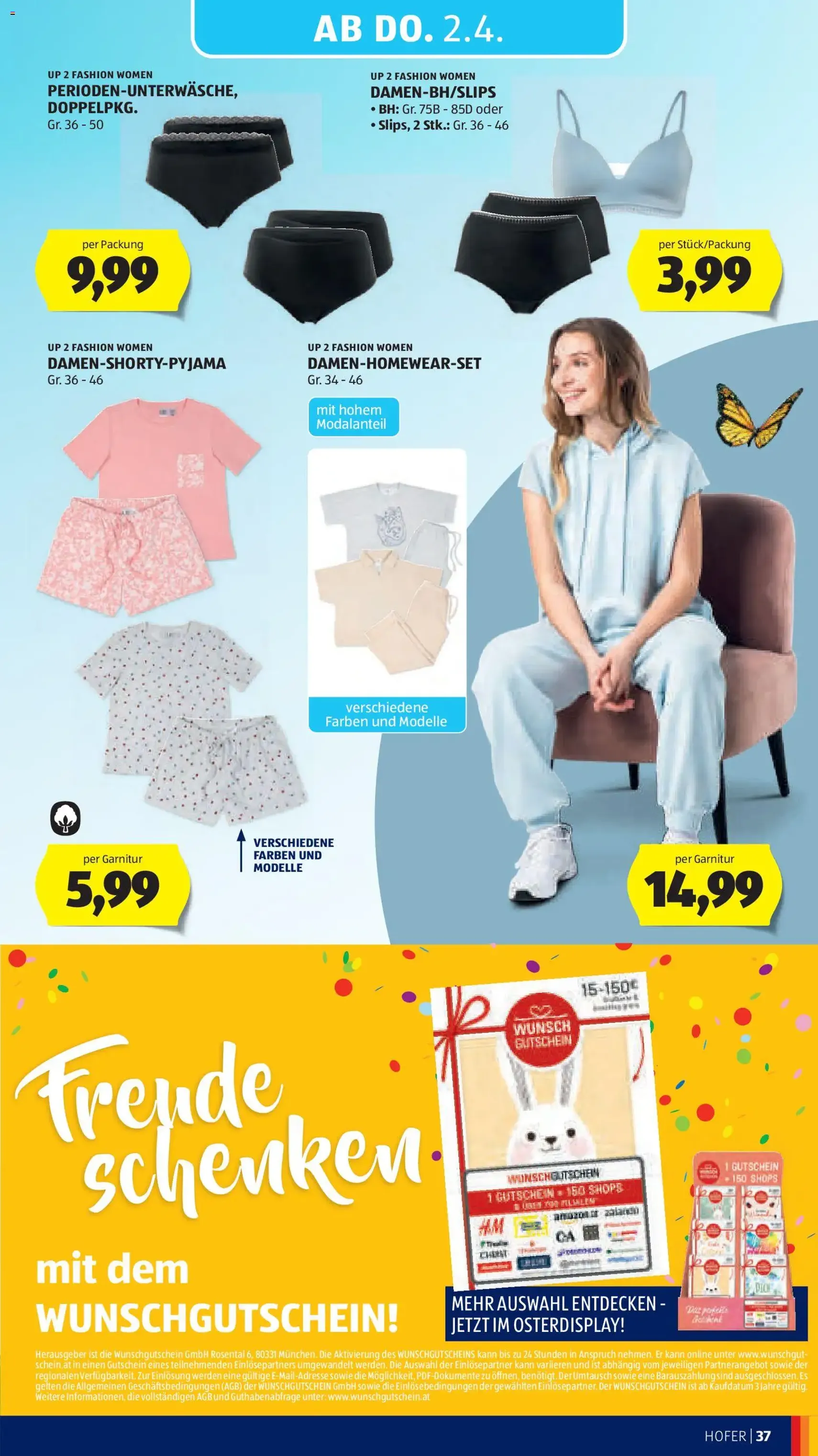 Hofer Flugblatt - Gültiger Prospekt ab 27.03.2026, Seite 43 von insgesamt 46