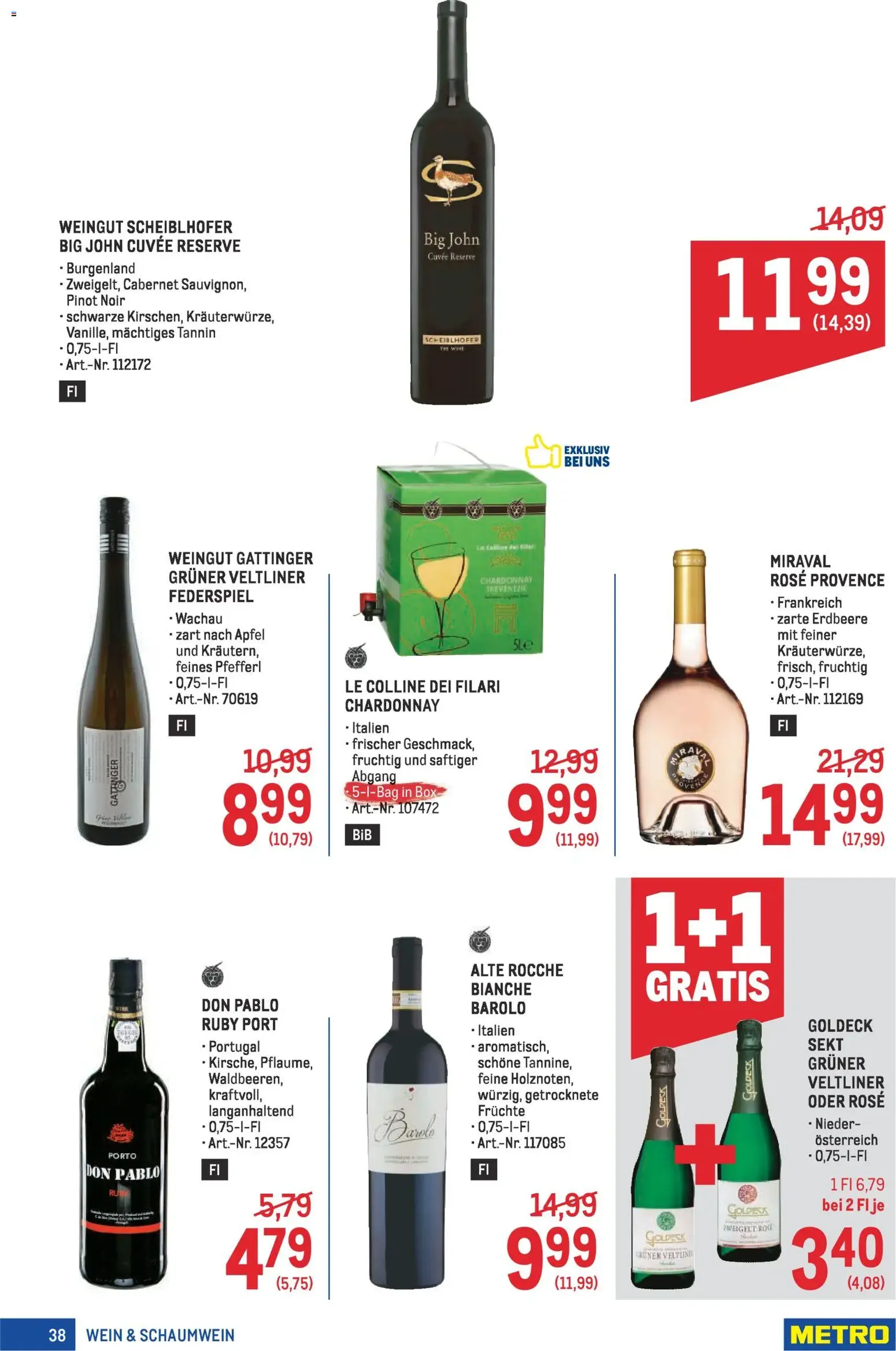 Metro Profi - Gültiger Prospekt ab 22.01.2026, Seite 38 von insgesamt 64