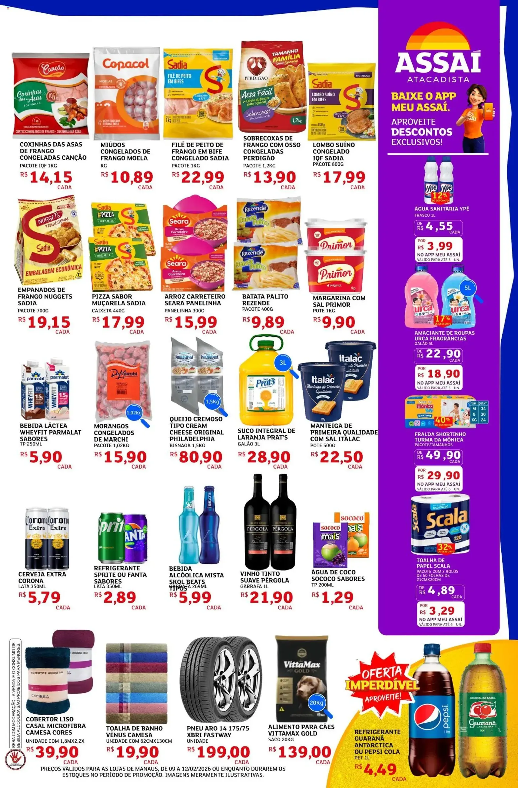 Encarte Assaí Atacadista - folheto válido a partir de 09/02/2026 página 3 de 4