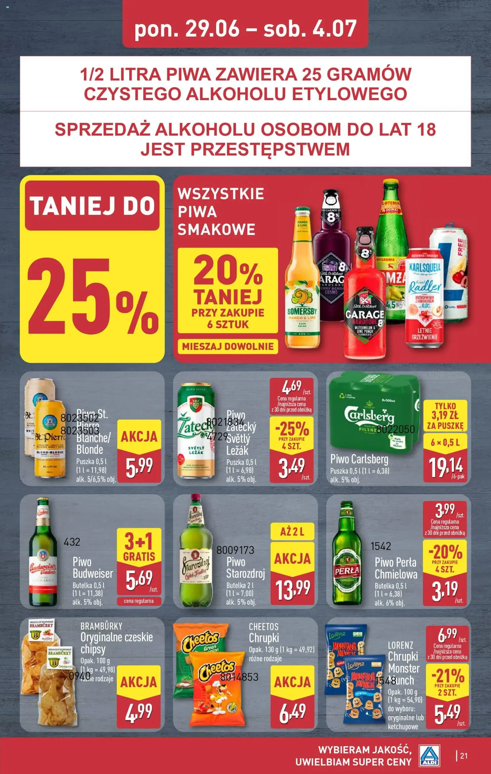 Aldi gazetka - ważny gazetka od 29.06.2026 strona 21 z 46