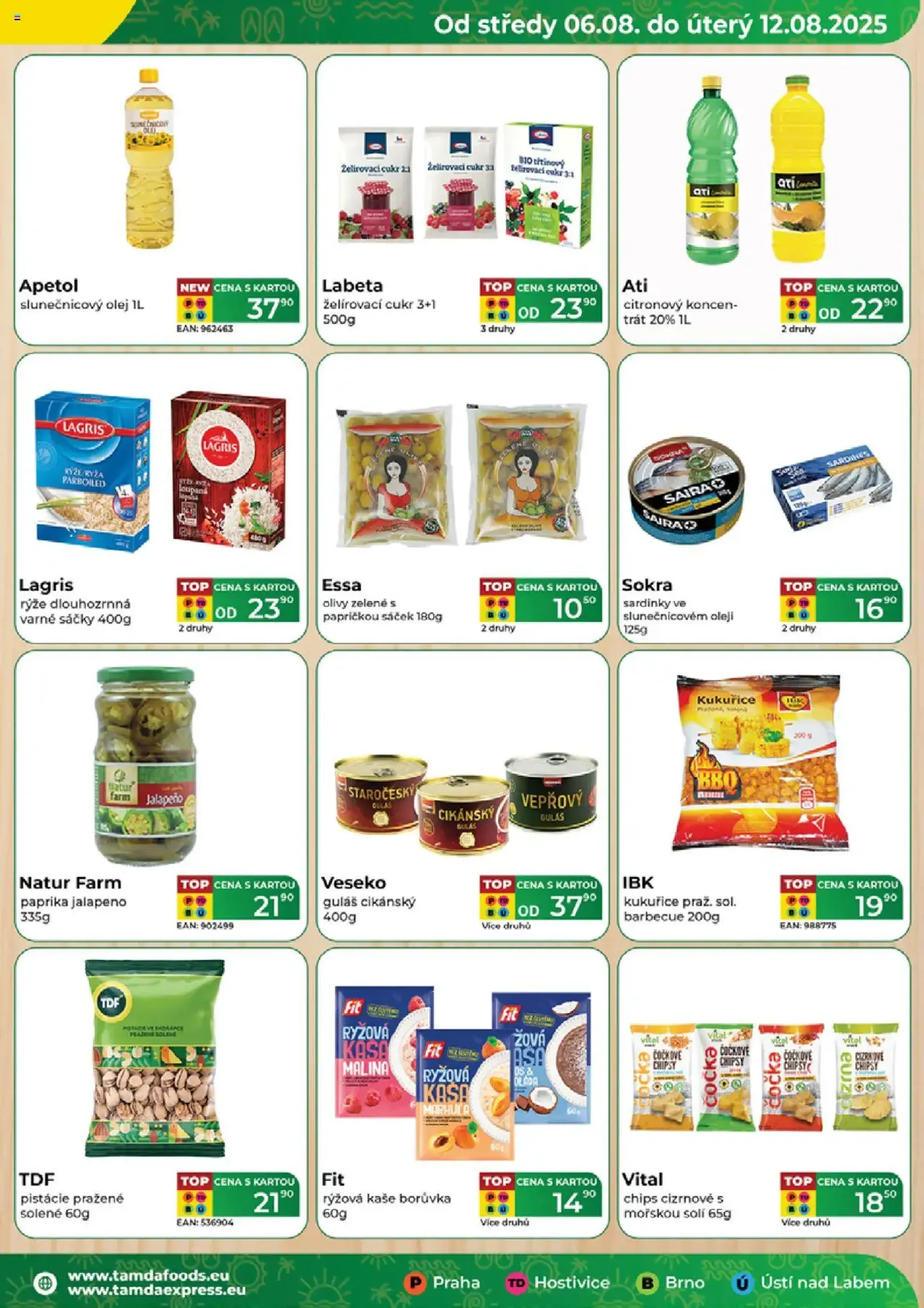 Tamda Foods leták - platný leták od 06.08.2025 strana 3 z 52 Tamda Foods leták - platný leták od 06.08.2025 strana 3 z 52