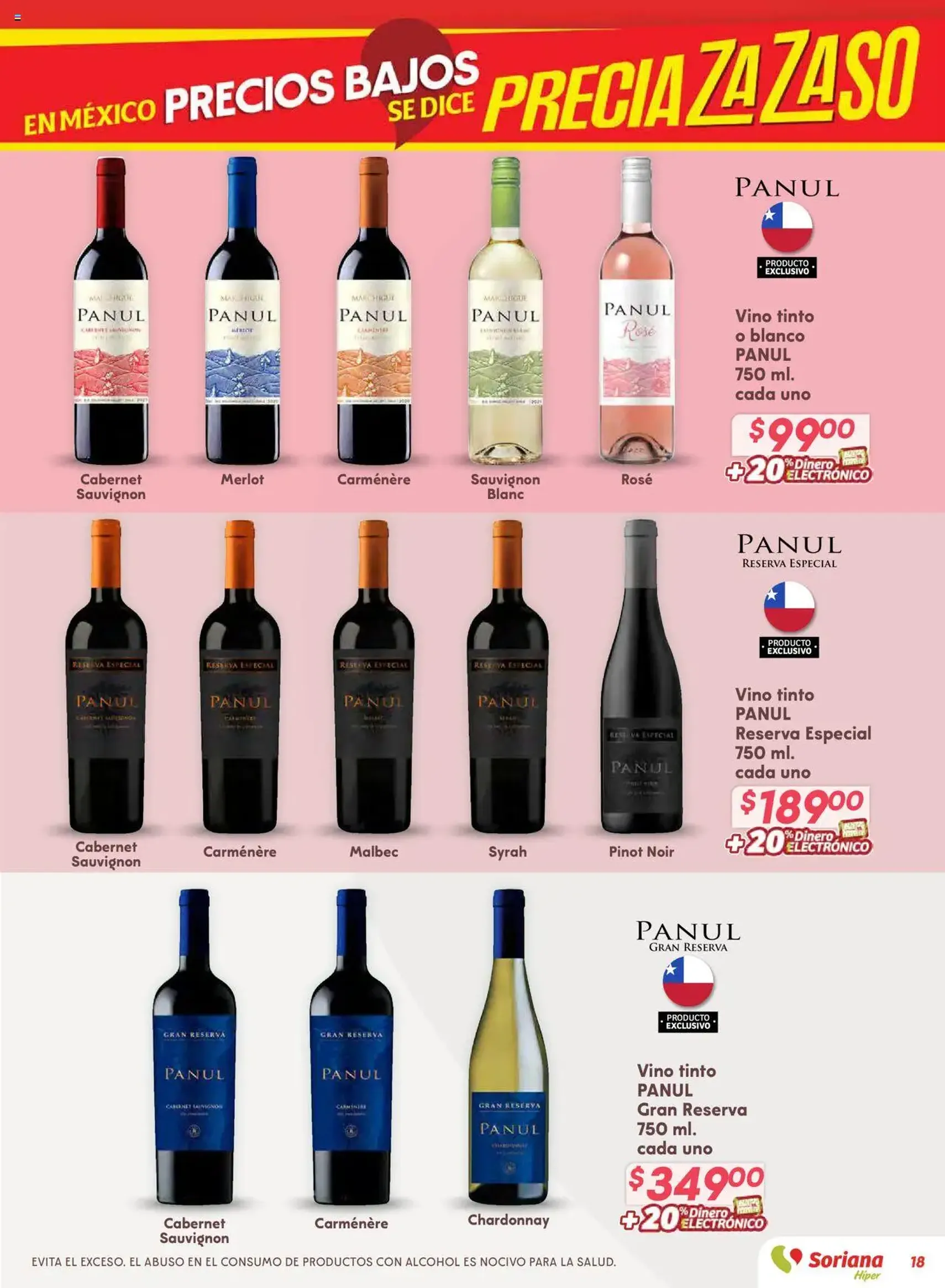 Soriana - Preciazazaso Híper: Ags, Col, Gto, Jal, Mich - folleto válido desde 14/08/2025 página 18 de 55 Soriana - Preciazazaso Híper: Ags, Col, Gto, Jal, Mich - folleto válido desde 14/08/2025 página 18 de 55