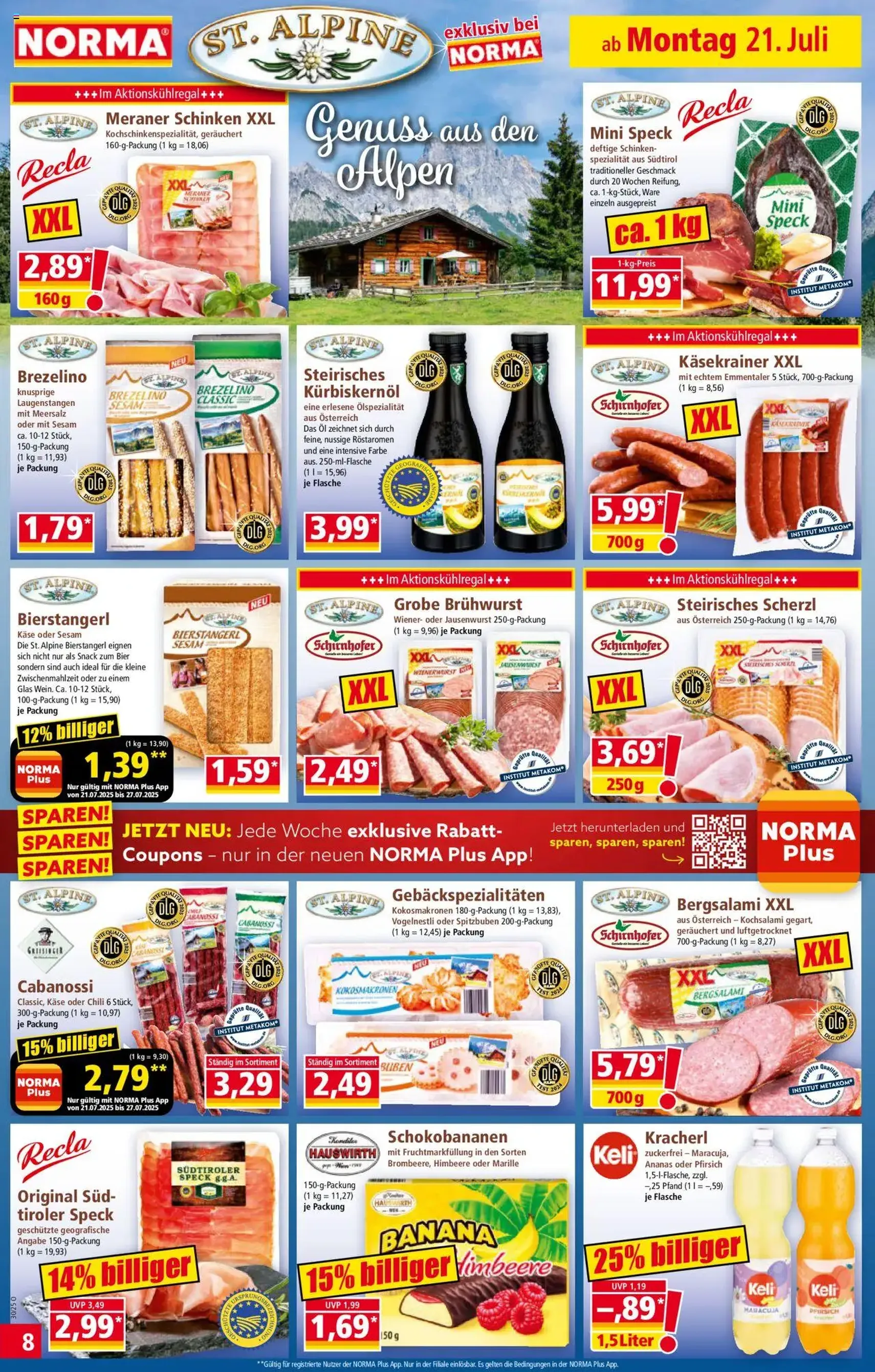 Norma Prospekt - Gültiger Prospekt ab 21.07.2025, Seite 8 von insgesamt 18