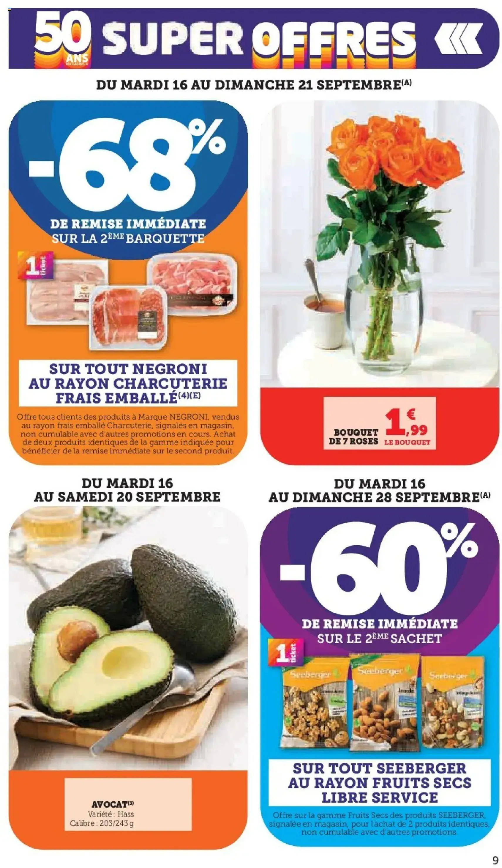 U Express catalogue 50 ans Magasins U - brochure valable à partir du 16/09/2025, page 9 sur 32