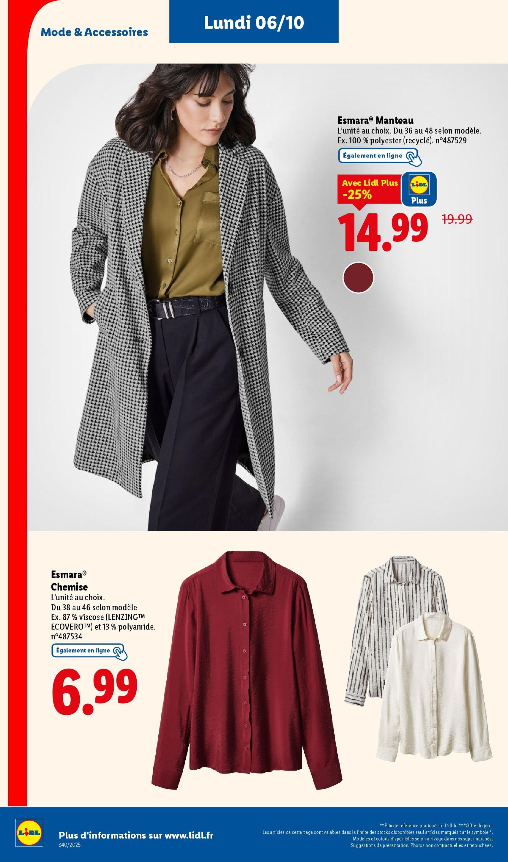 LIDL catalogue semaine 40 - brochure valable à partir du 02/10/2025, page 70 sur 76 LIDL catalogue semaine 40 - brochure valable à partir du 02/10/2025, page 70 sur 76