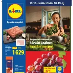 Lidl Akciós újság - szórólap előnézete érvényes 2025.10.16. -tól