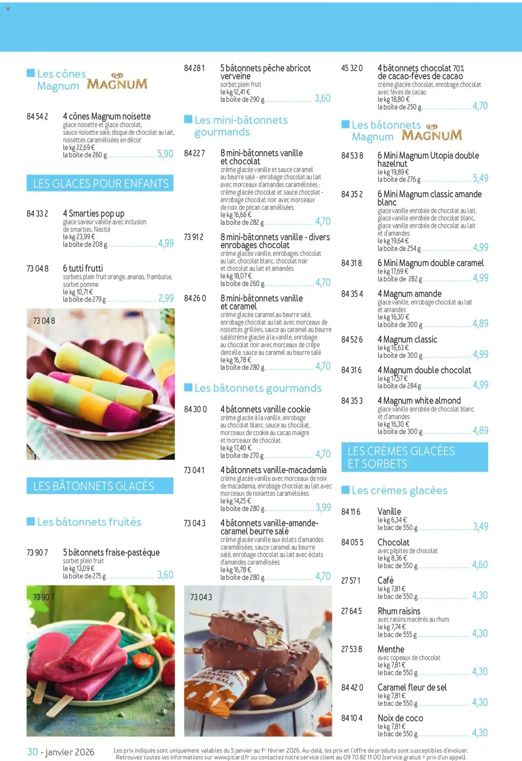 Picard catalogue - brochure valable à partir du 05/01/2026, page 30 sur 36