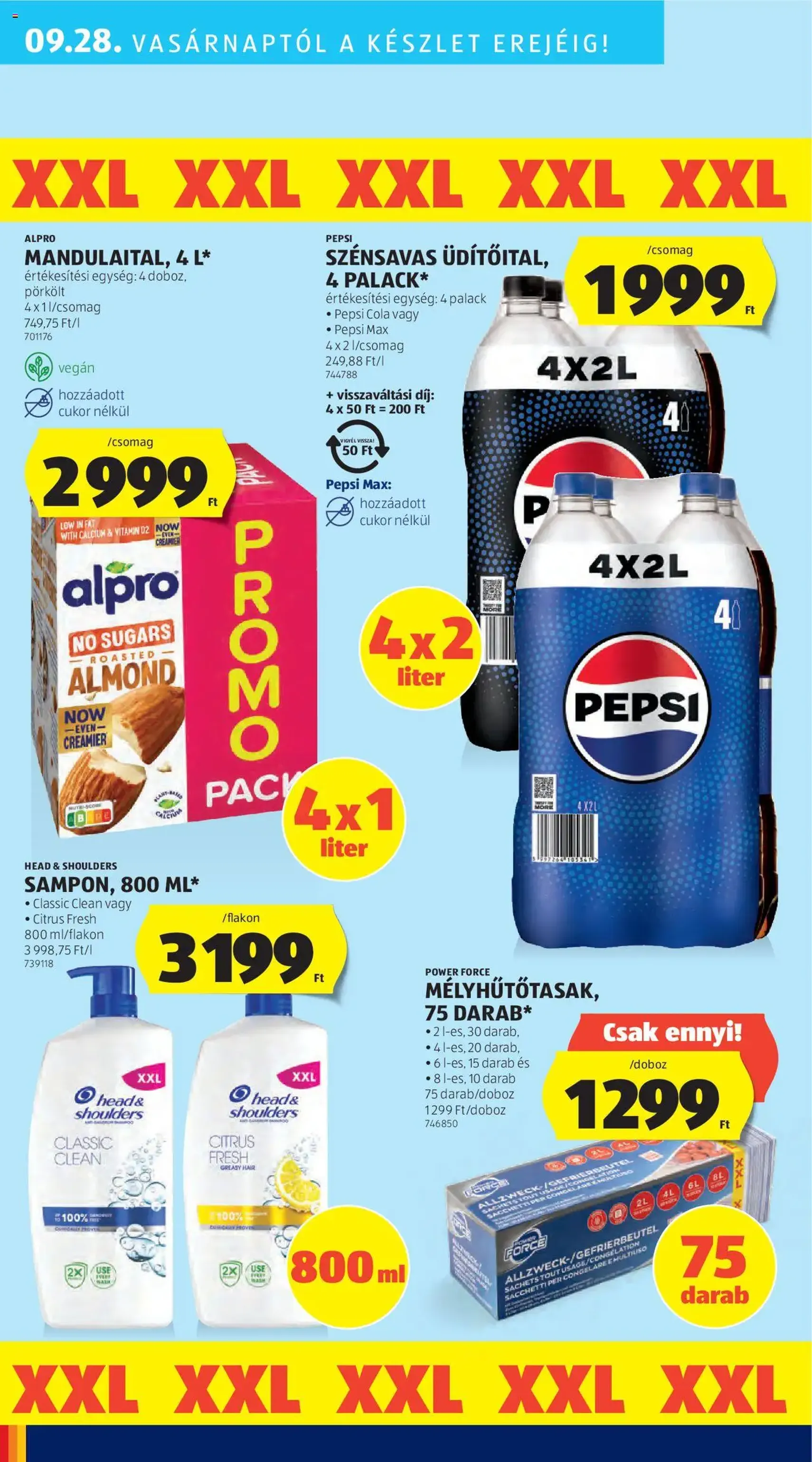 Aldi Akciós újság - 2025.09.25. érvényes szórólap 34 oldal 51 oldalból Aldi Akciós újság - 2025.09.25. érvényes szórólap 34 oldal 51 oldalból