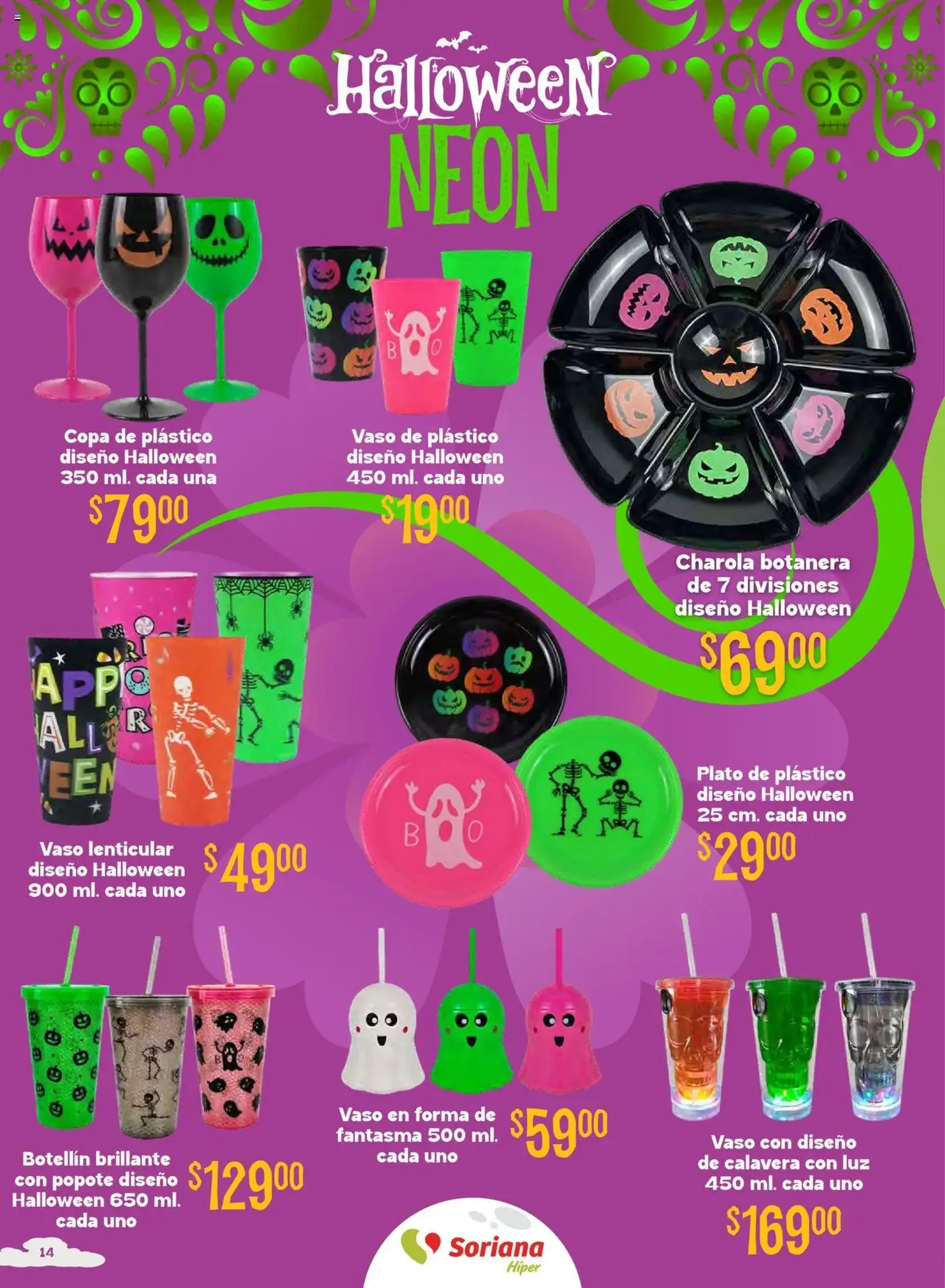 Soriana - Halloween y Día de muertos Híper Nacional - folleto válido desde 16/10/2025 página 14 de 29 Soriana - Halloween y Día de muertos Híper Nacional - folleto válido desde 16/10/2025 página 14 de 29