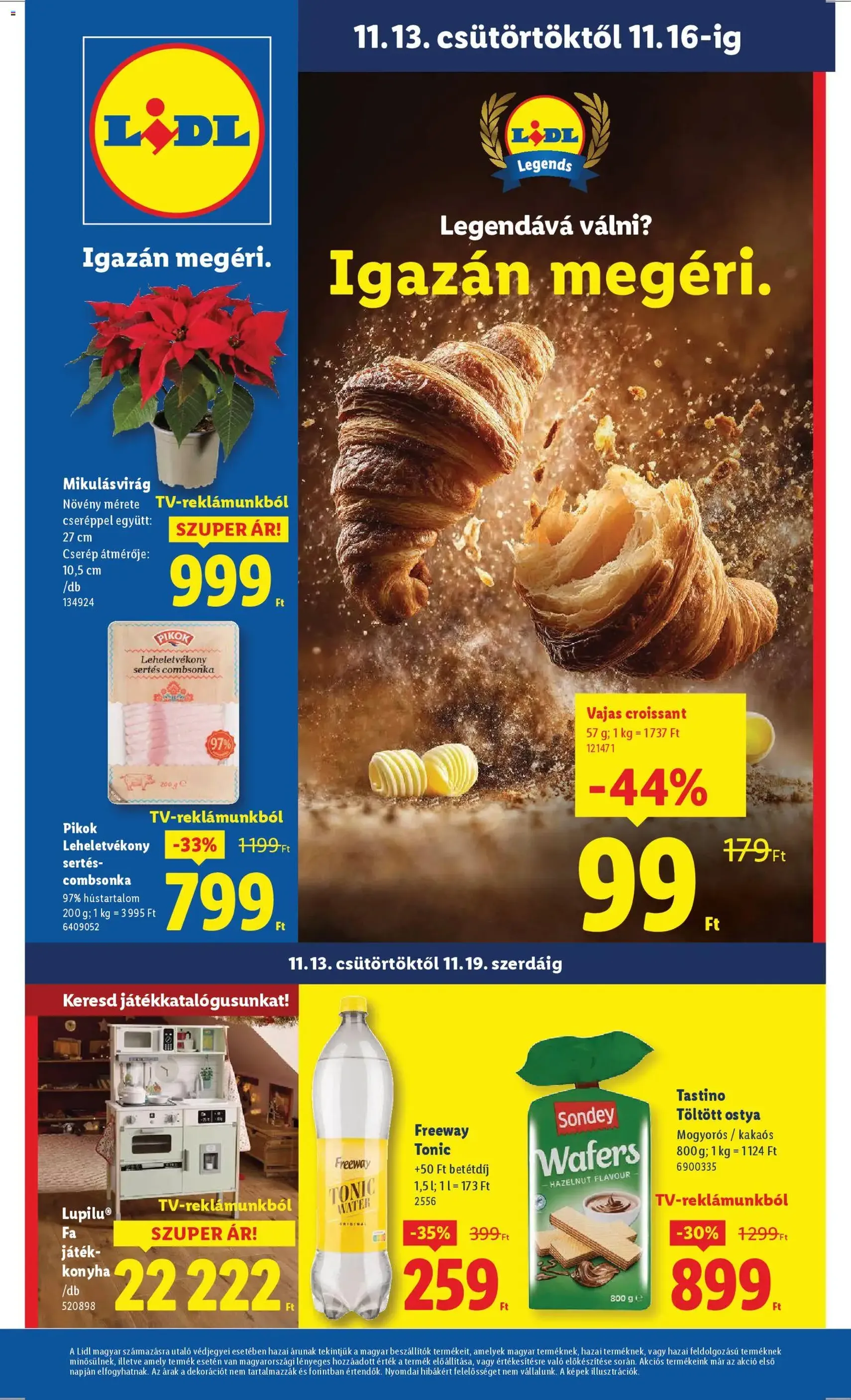 Lidl Akciós újság - 2025.11.13. érvényes szórólap 1 oldal 52 oldalból
