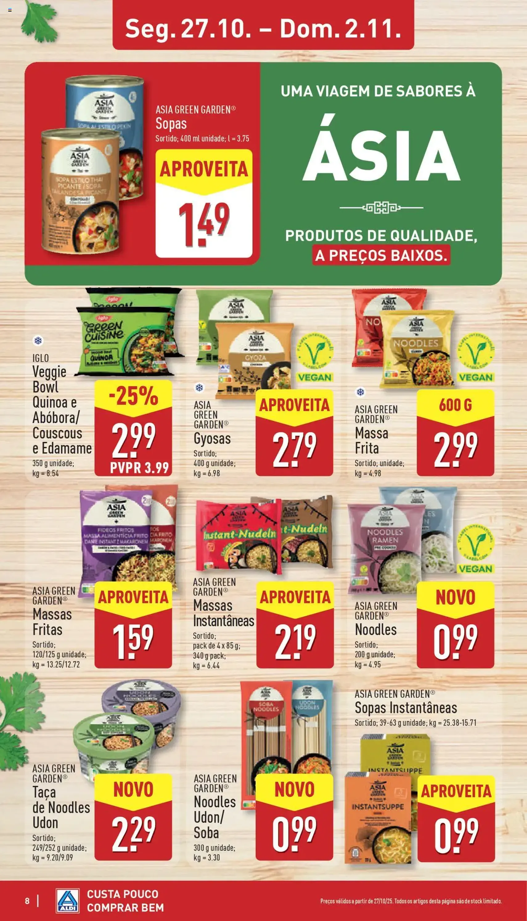 Aldi folheto - folheto válido a partir de 27/10/2025 página 8 de 38 Aldi folheto - folheto válido a partir de 27/10/2025 página 8 de 38