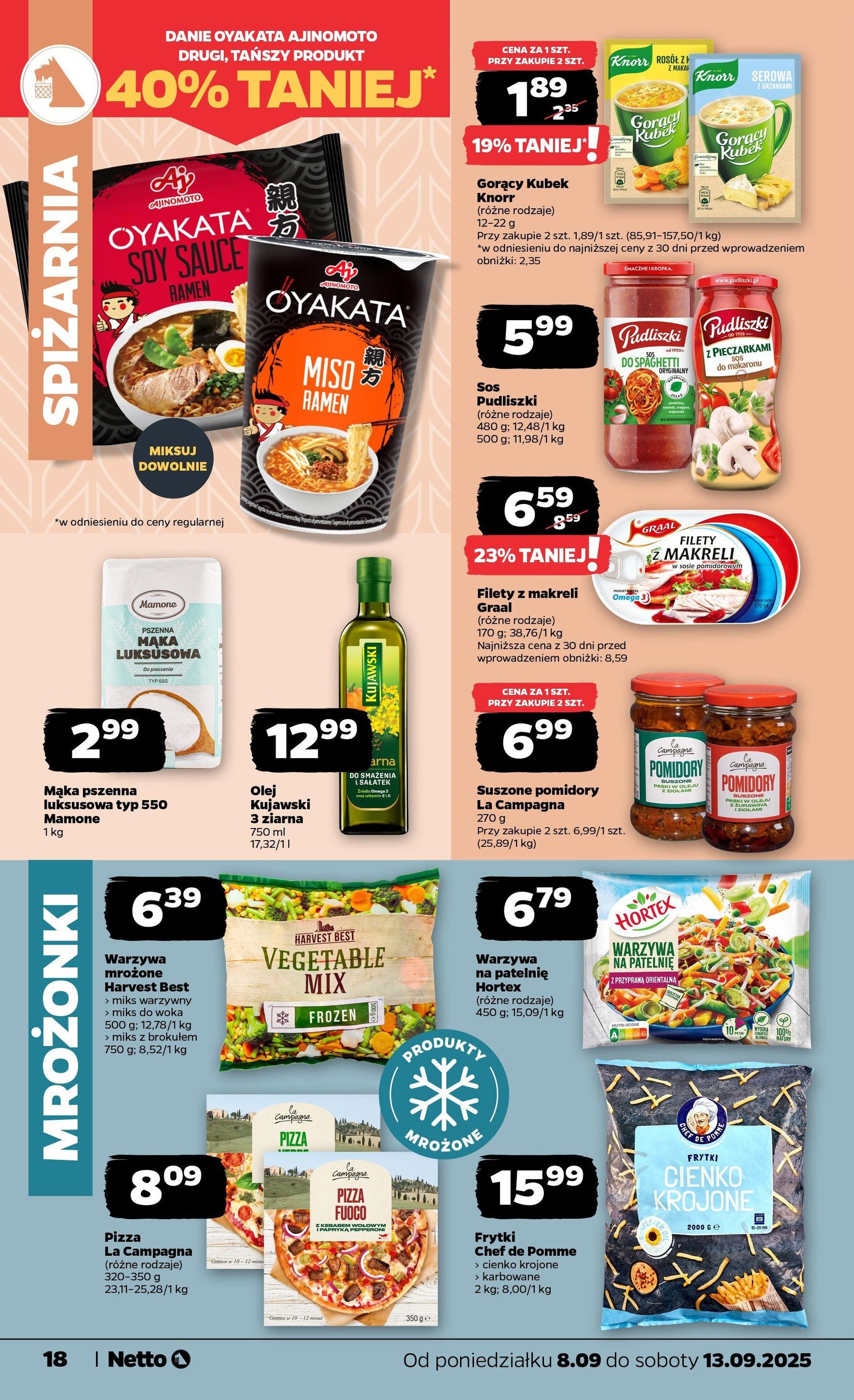Netto gazetka - Spożywcza - ważny gazetka od 08.09.2025 strona 18 z 30 Netto gazetka - Spożywcza - ważny gazetka od 08.09.2025 strona 18 z 30