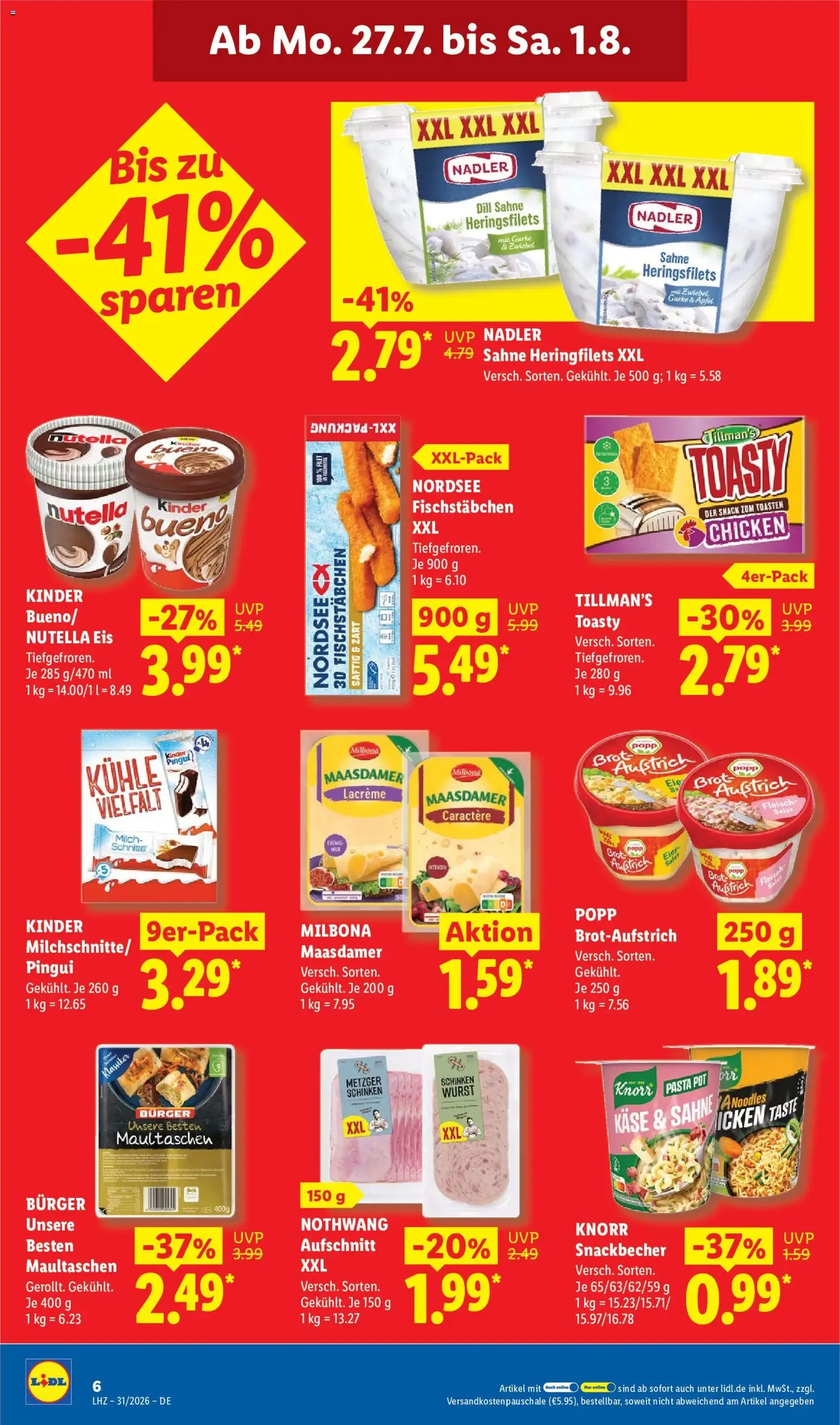 Lidl Prospekt - Gültiger Prospekt ab 27.07.2026, Seite 16 von insgesamt 69
