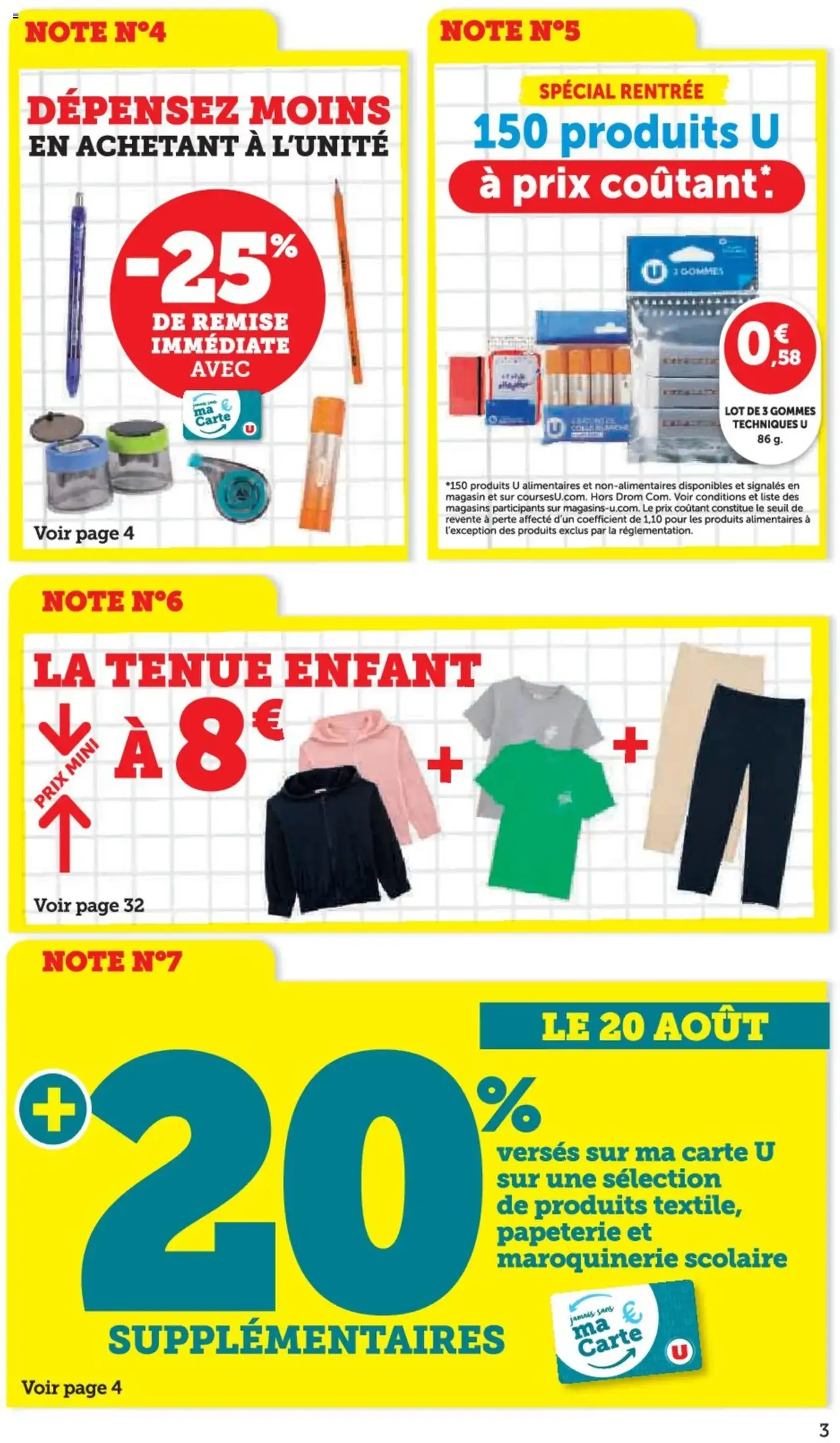 Hyper U catalogue - brochure valable à partir du 12/08/2025, page 3 sur 96 Hyper U catalogue - brochure valable à partir du 12/08/2025, page 3 sur 96